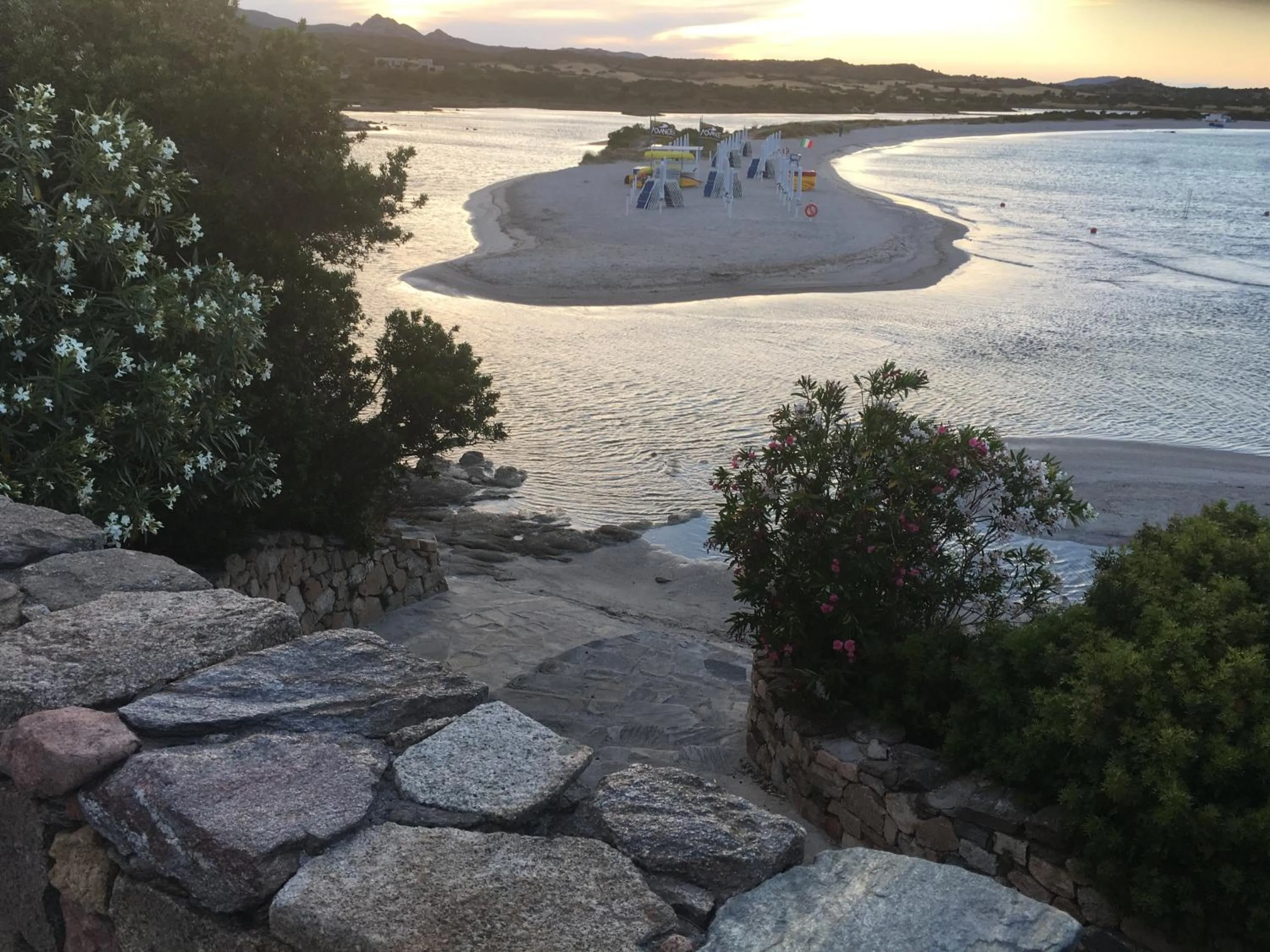 Beach in La Smeraldina Resort