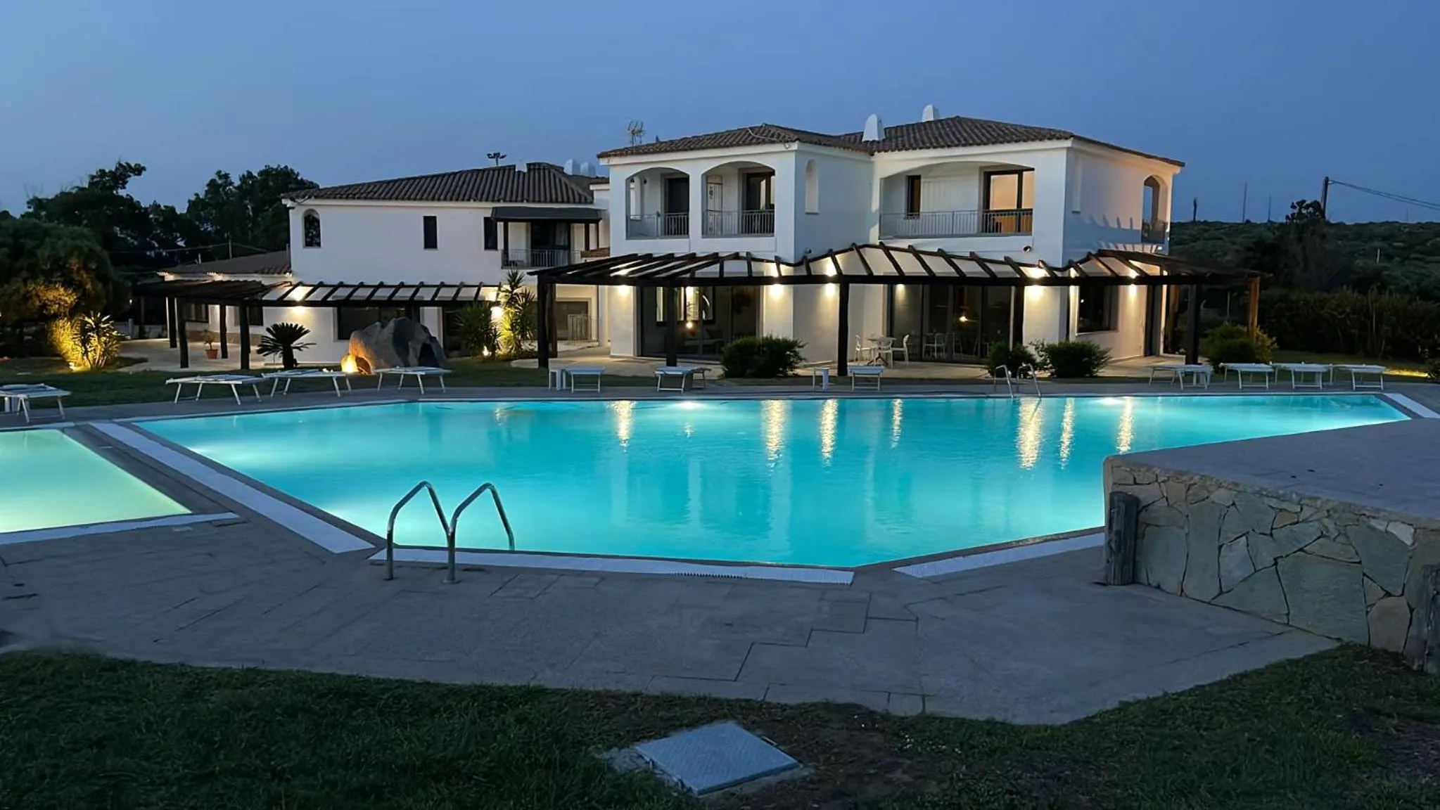 Pool view in La Smeraldina Resort