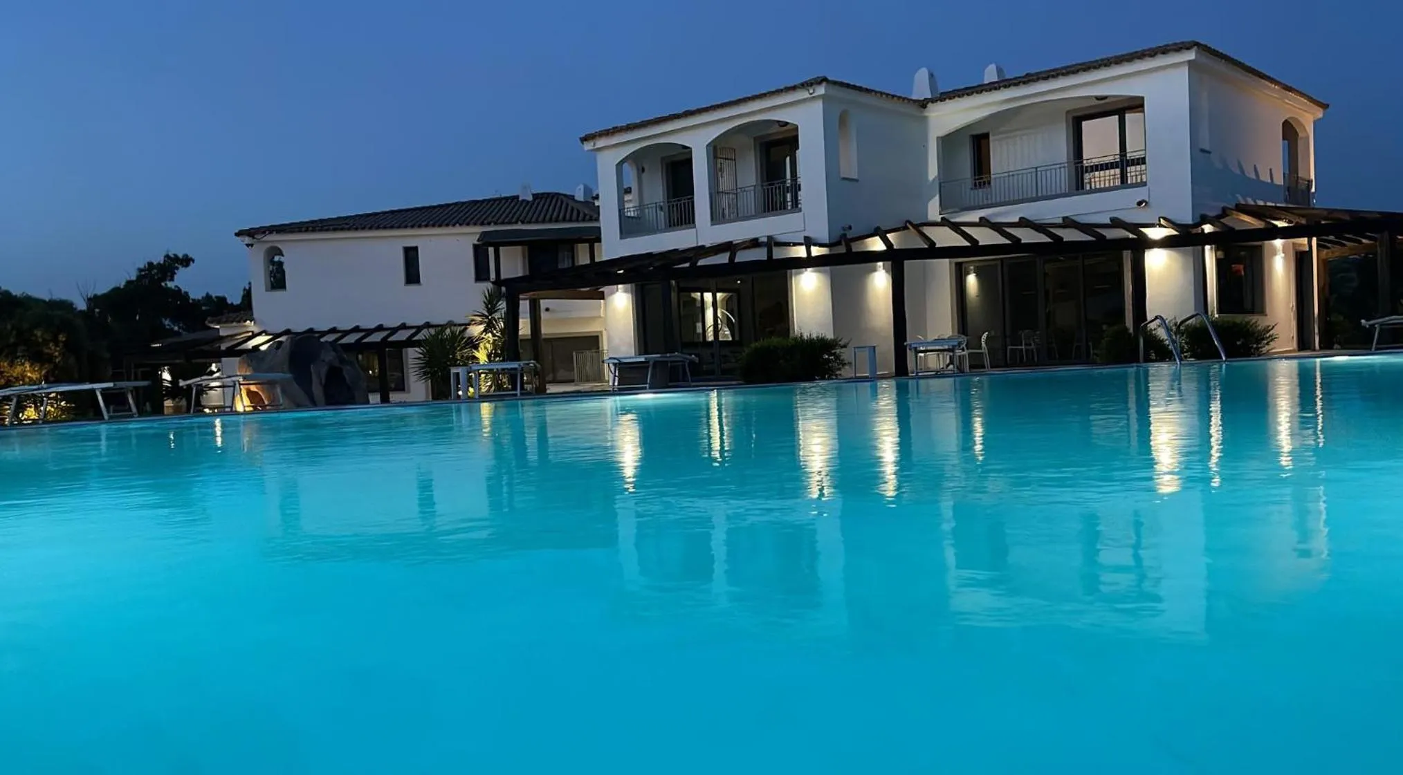 Pool view in La Smeraldina Resort