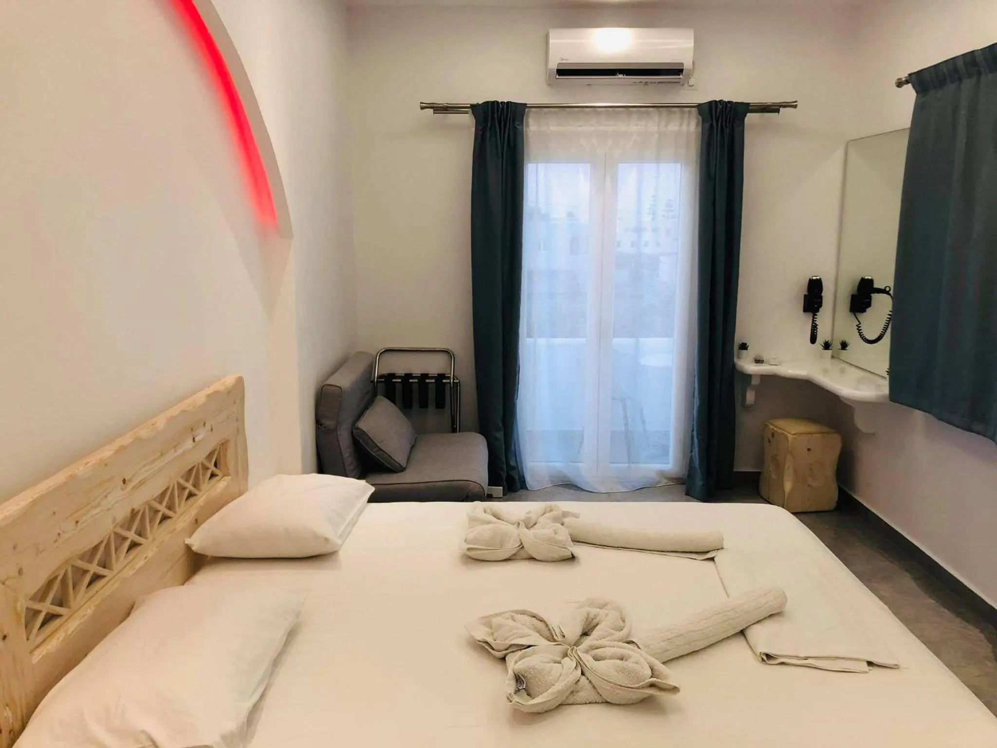 Bedroom in Cyclades Hotel