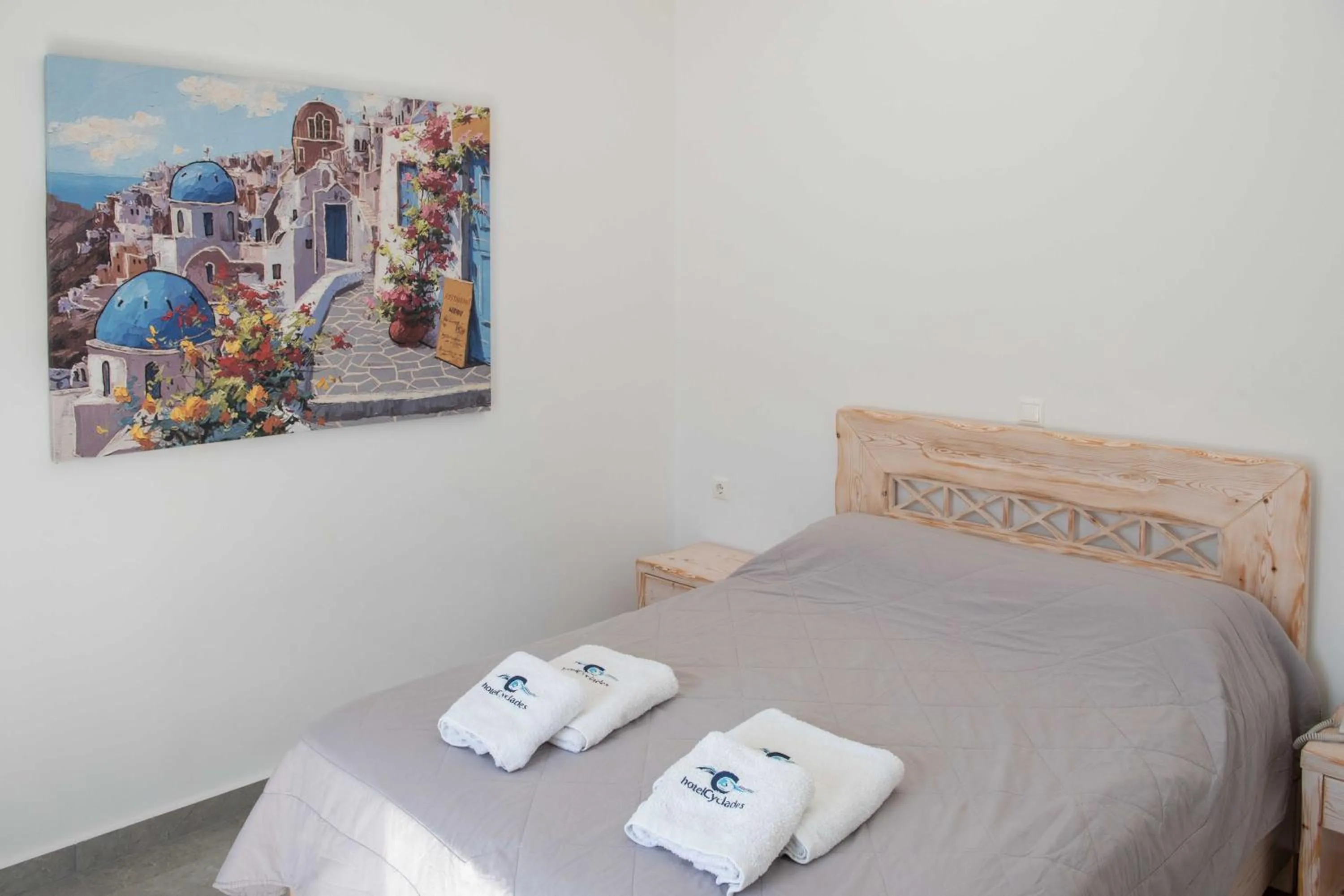 Bedroom in Cyclades Hotel