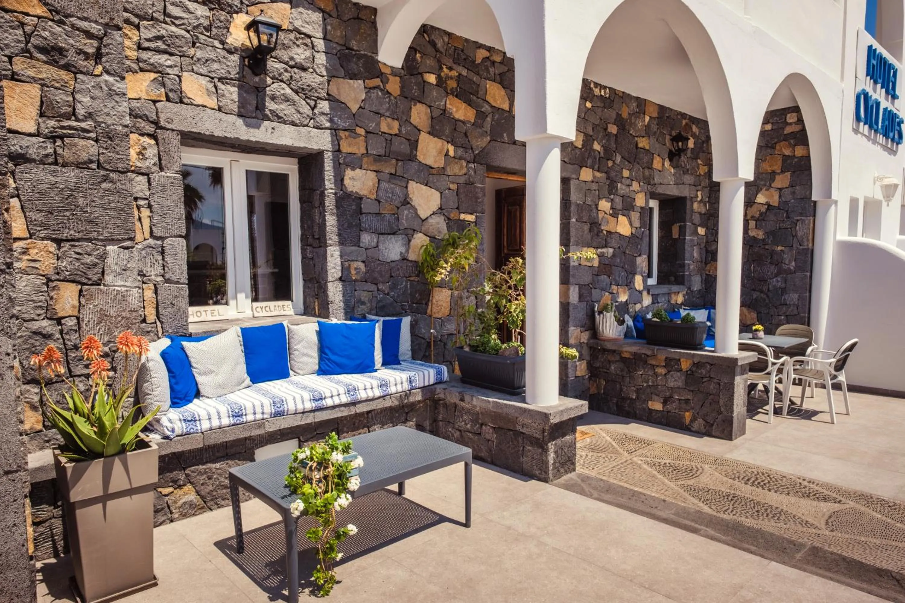 Property building in Cyclades Hotel