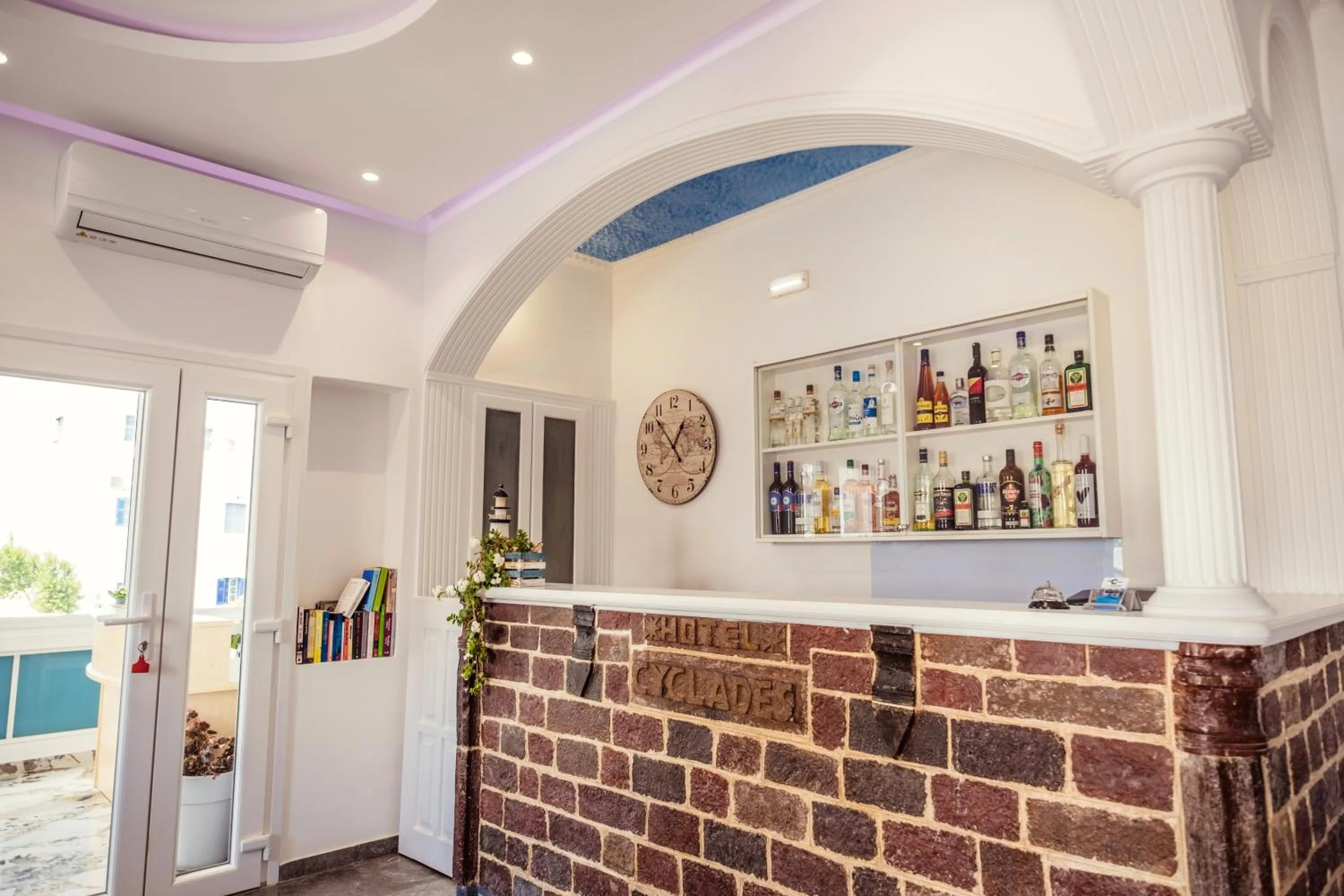 Property building in Cyclades Hotel