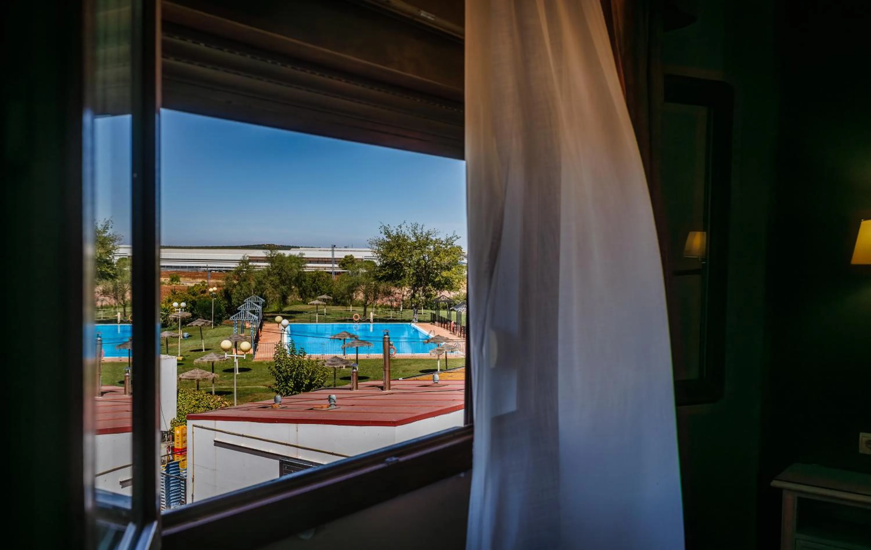 Garden view in Hotel Acosta Vetonia