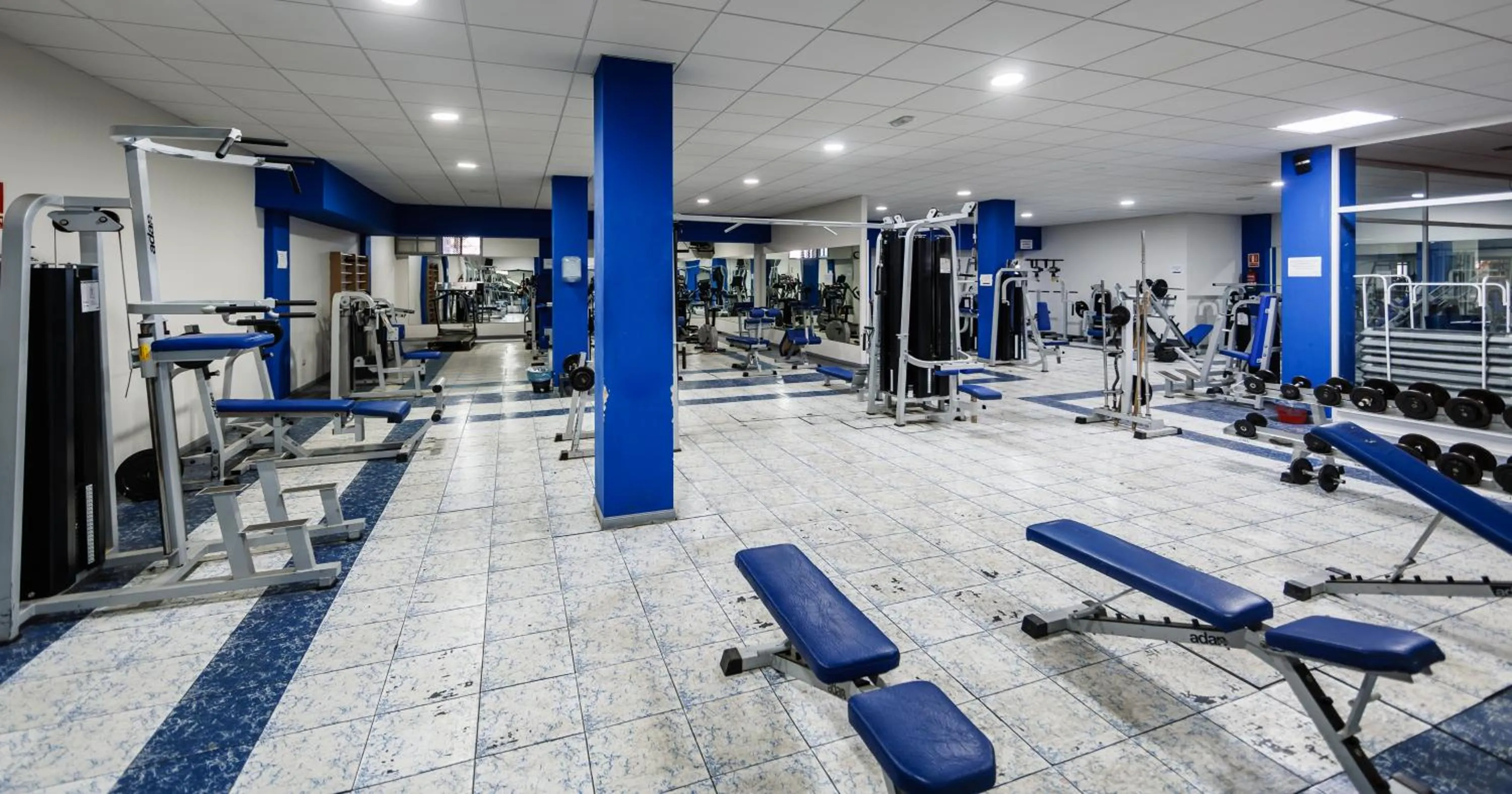 Fitness centre/facilities in Hotel Acosta Vetonia