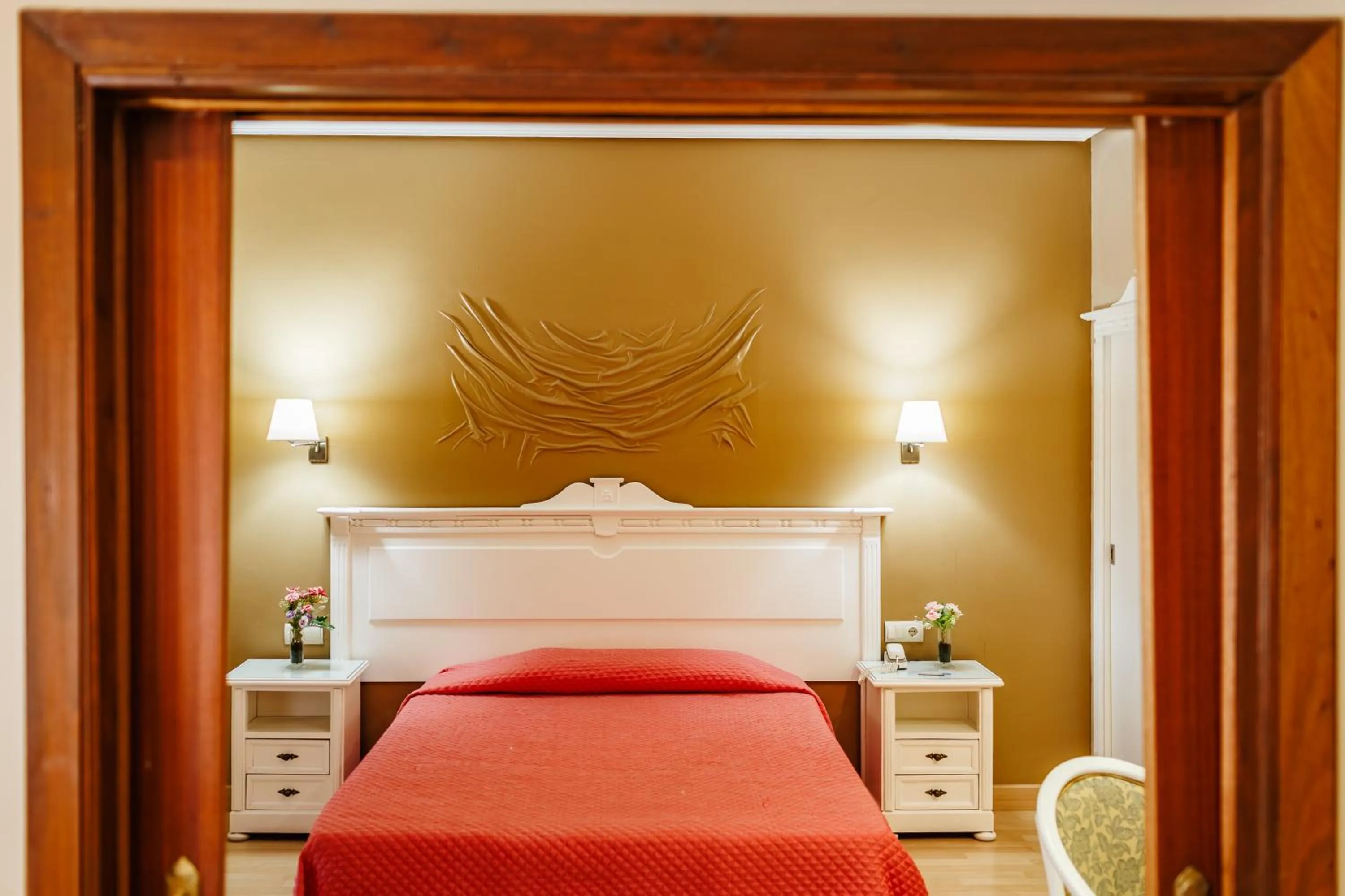 Bed in Hotel Acosta Vetonia