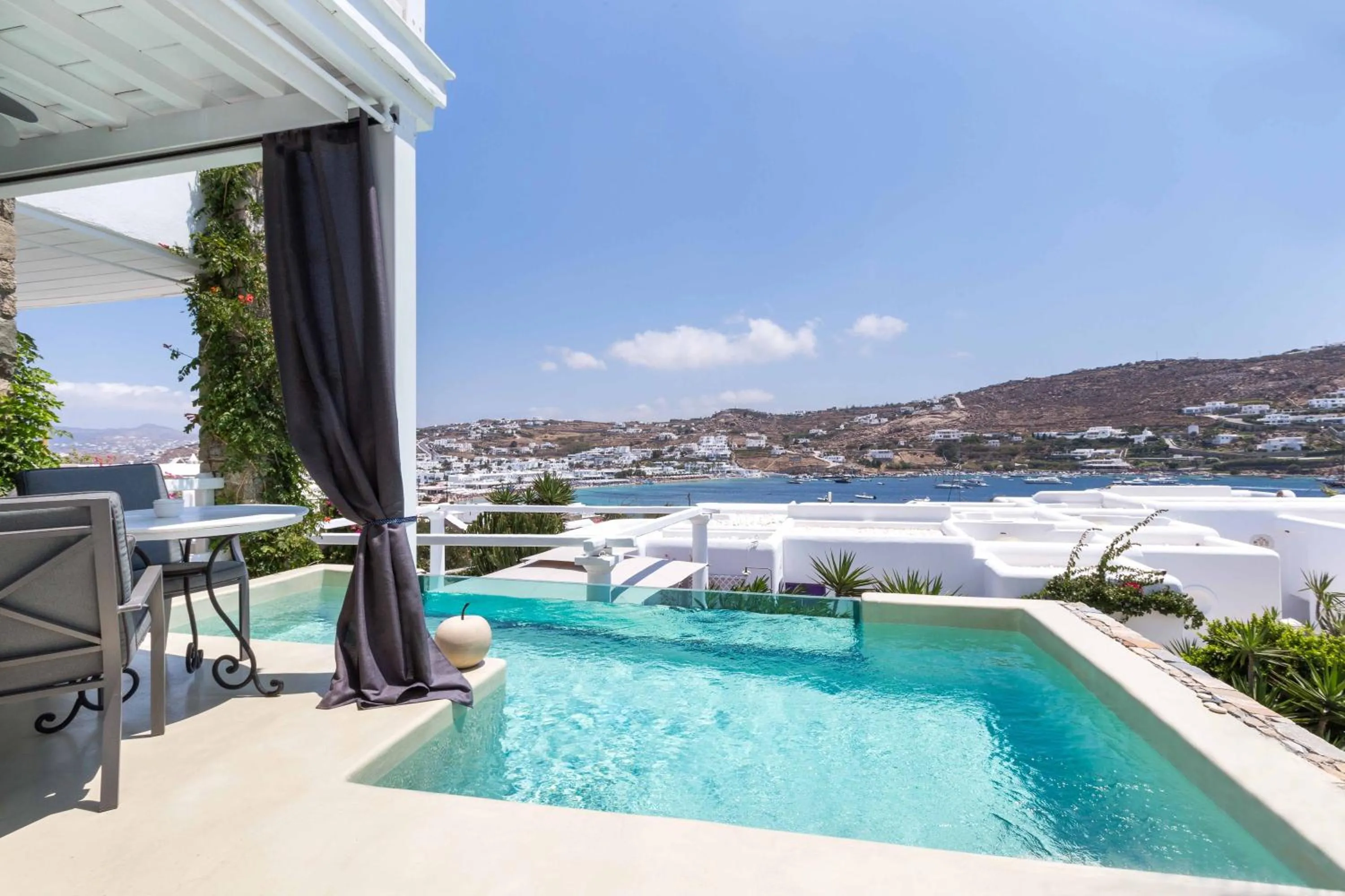 Balcony/Terrace in Kivotos Mykonos - Preferred Hotels & Resorts