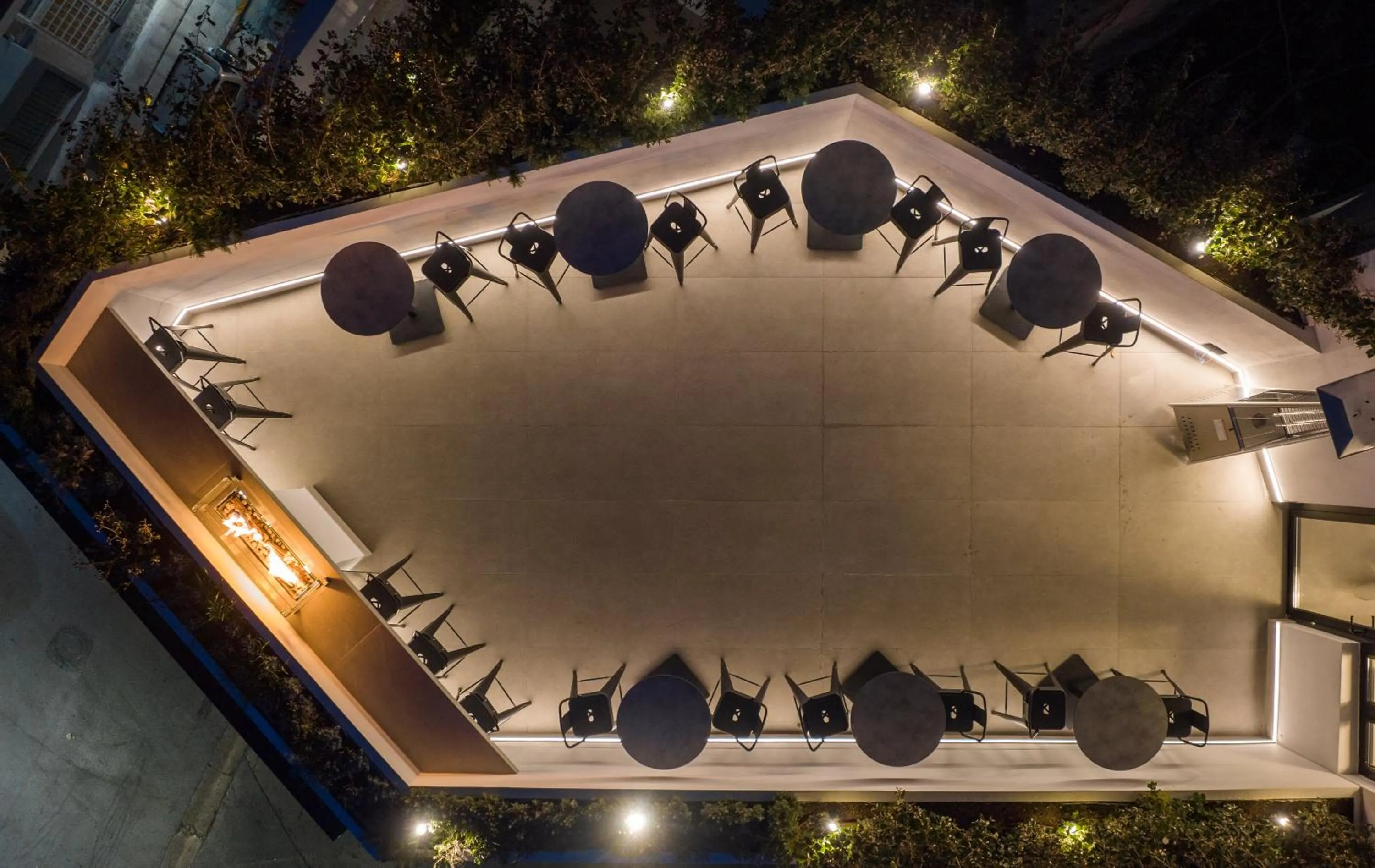 Night in Koniama Acropolis