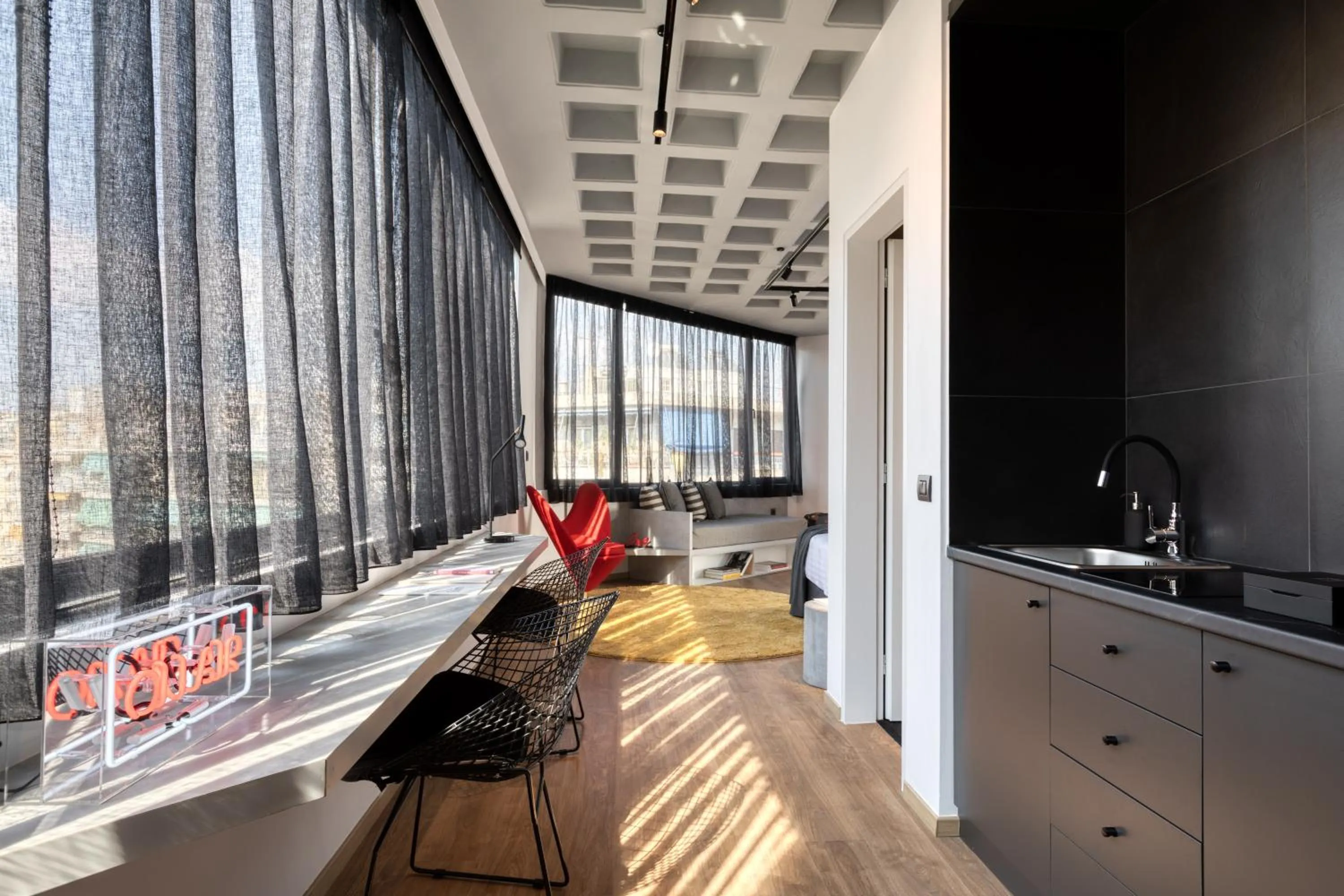 Kitchen or kitchenette in Koniama Acropolis