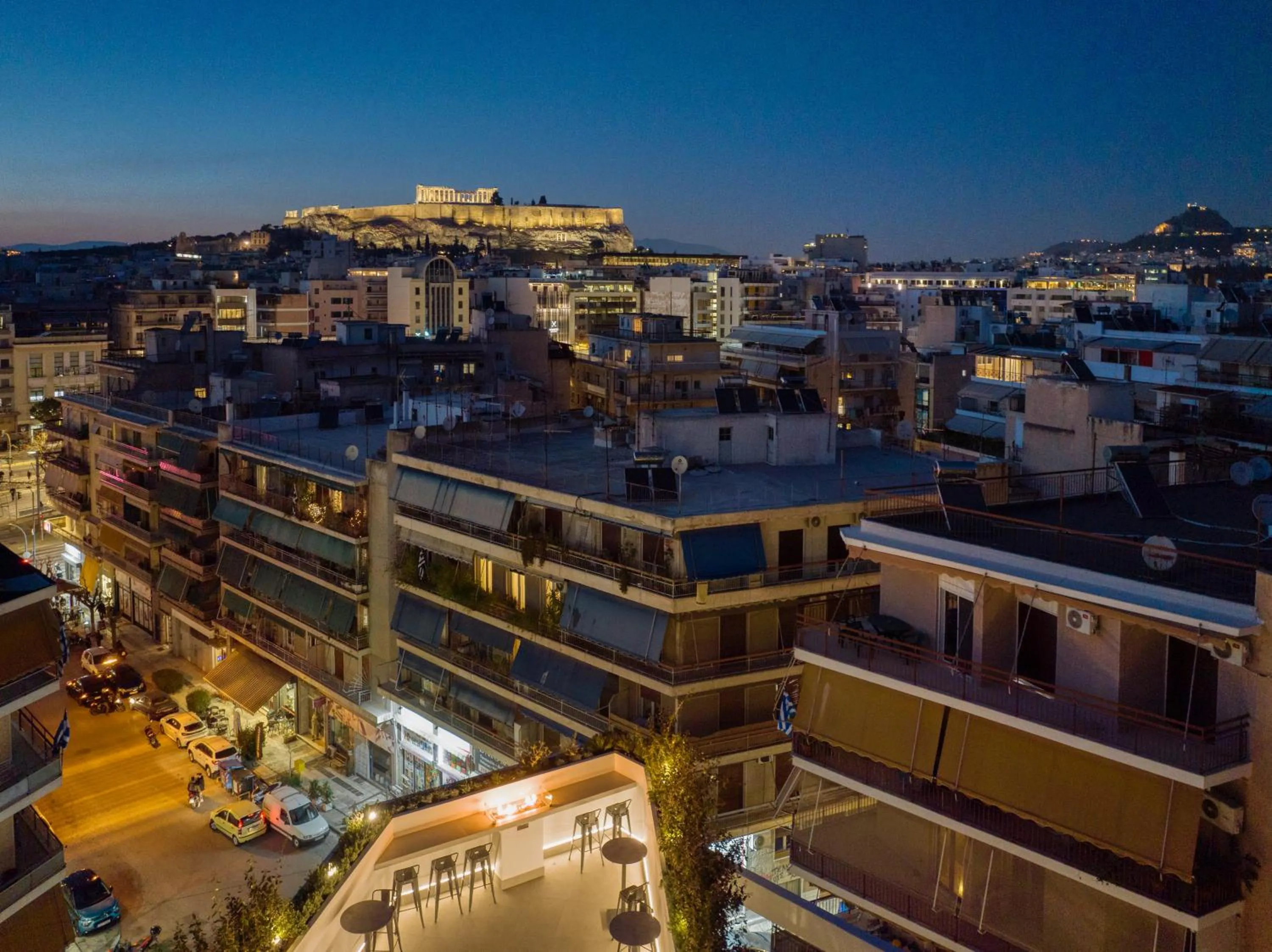 Night in Koniama Acropolis