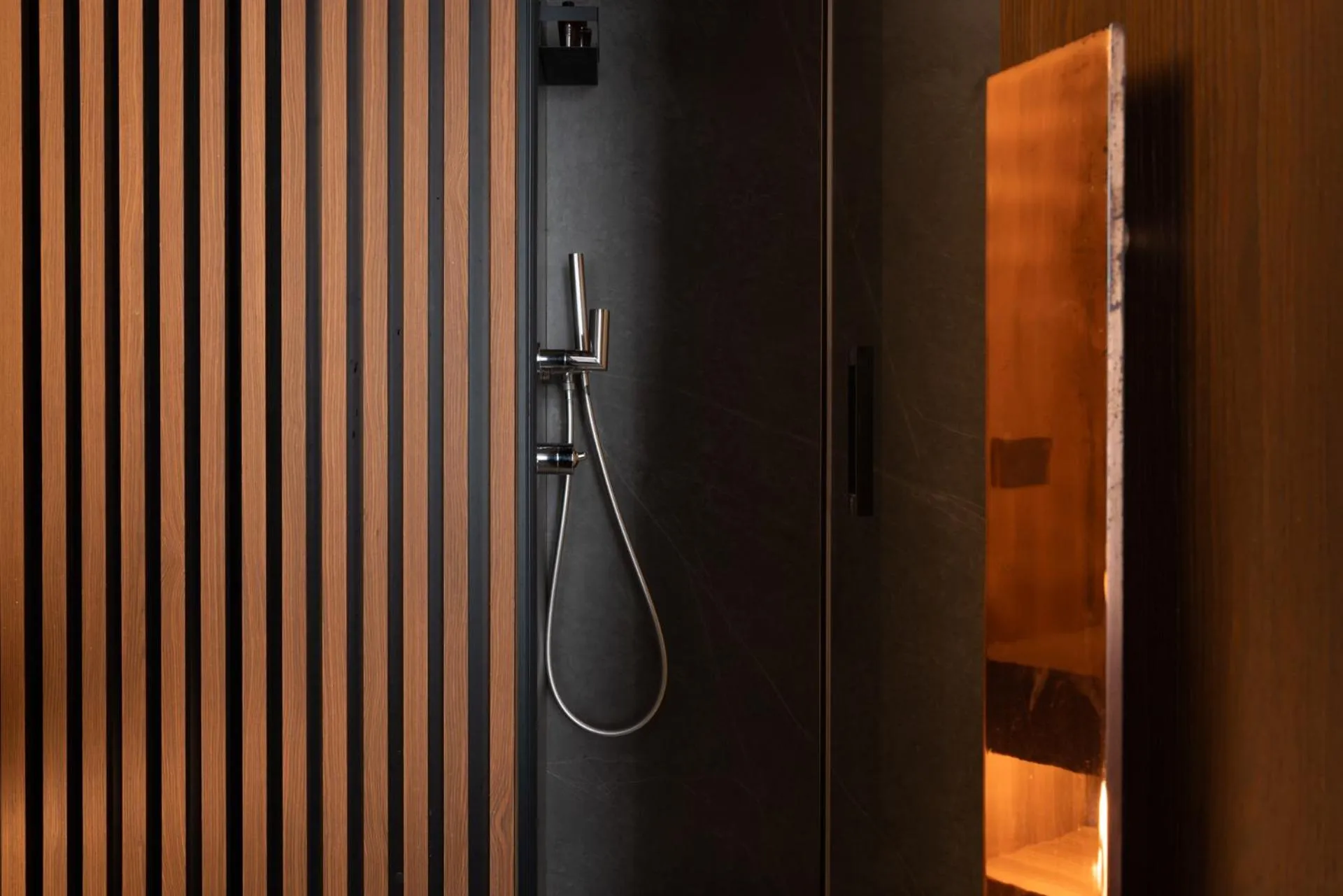 Shower in Agra Suites