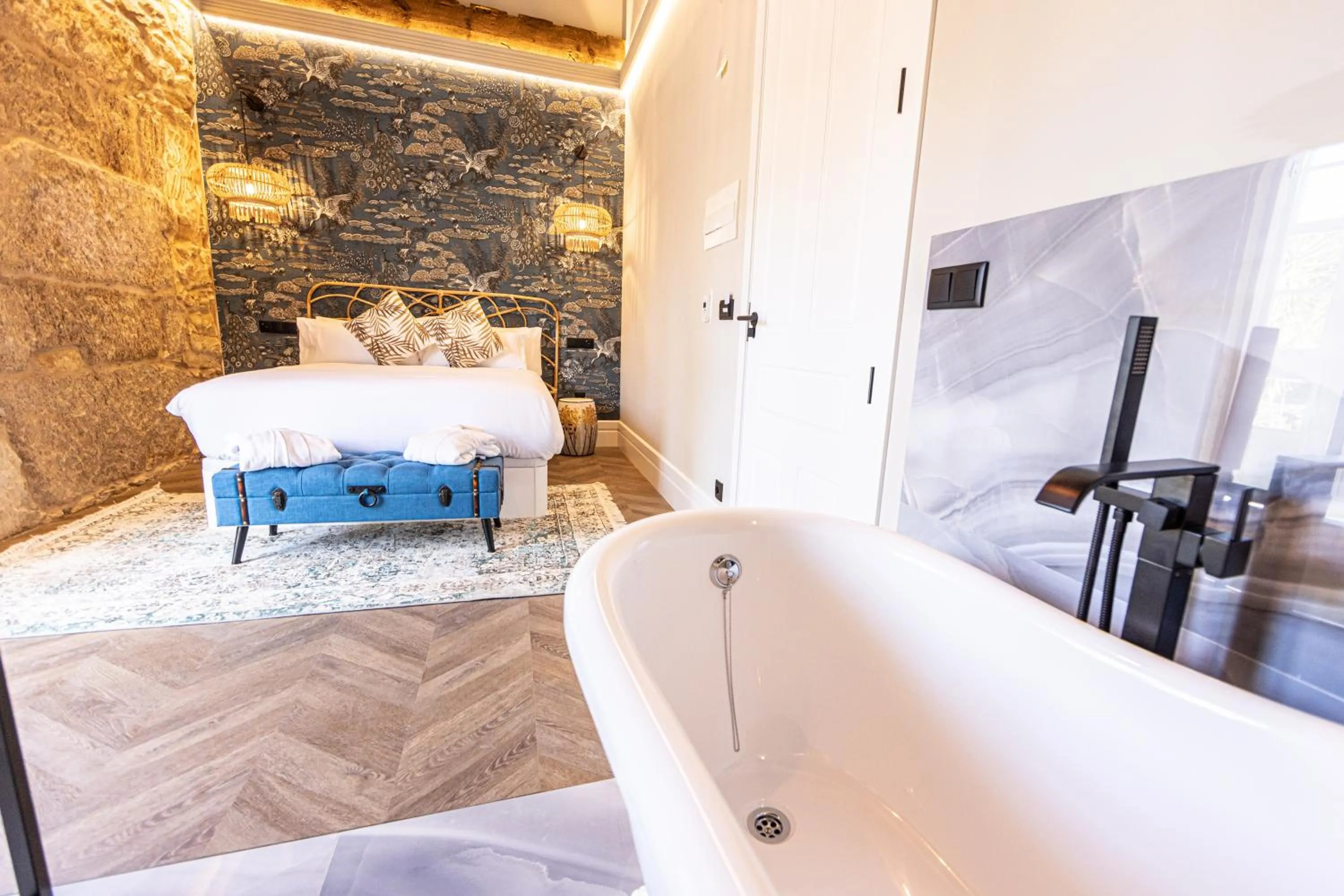 Photo of the whole room, Bed in Hospedium Hotel Barómetro de Camariñas