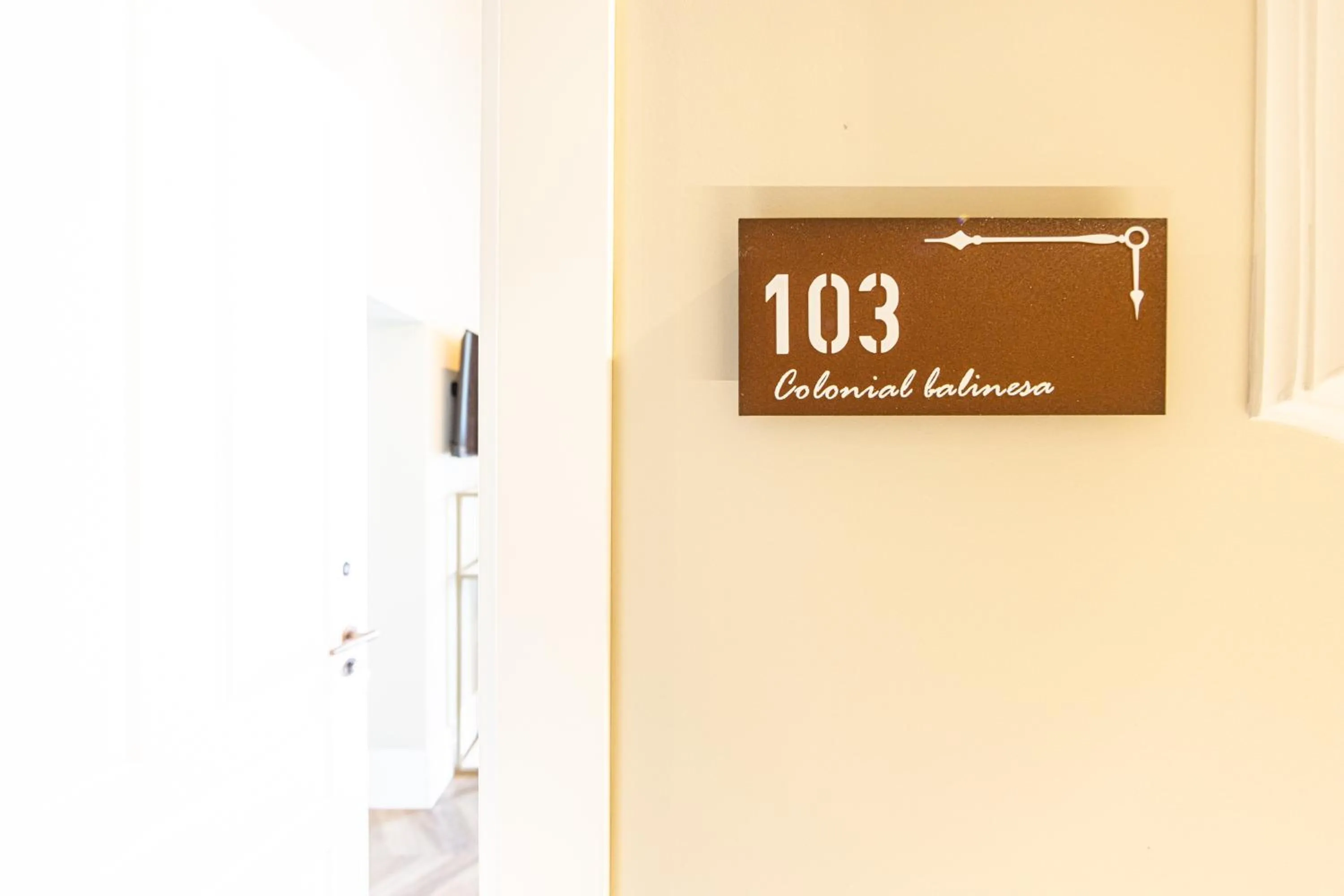 Decorative detail in Hospedium Hotel Barómetro de Camariñas