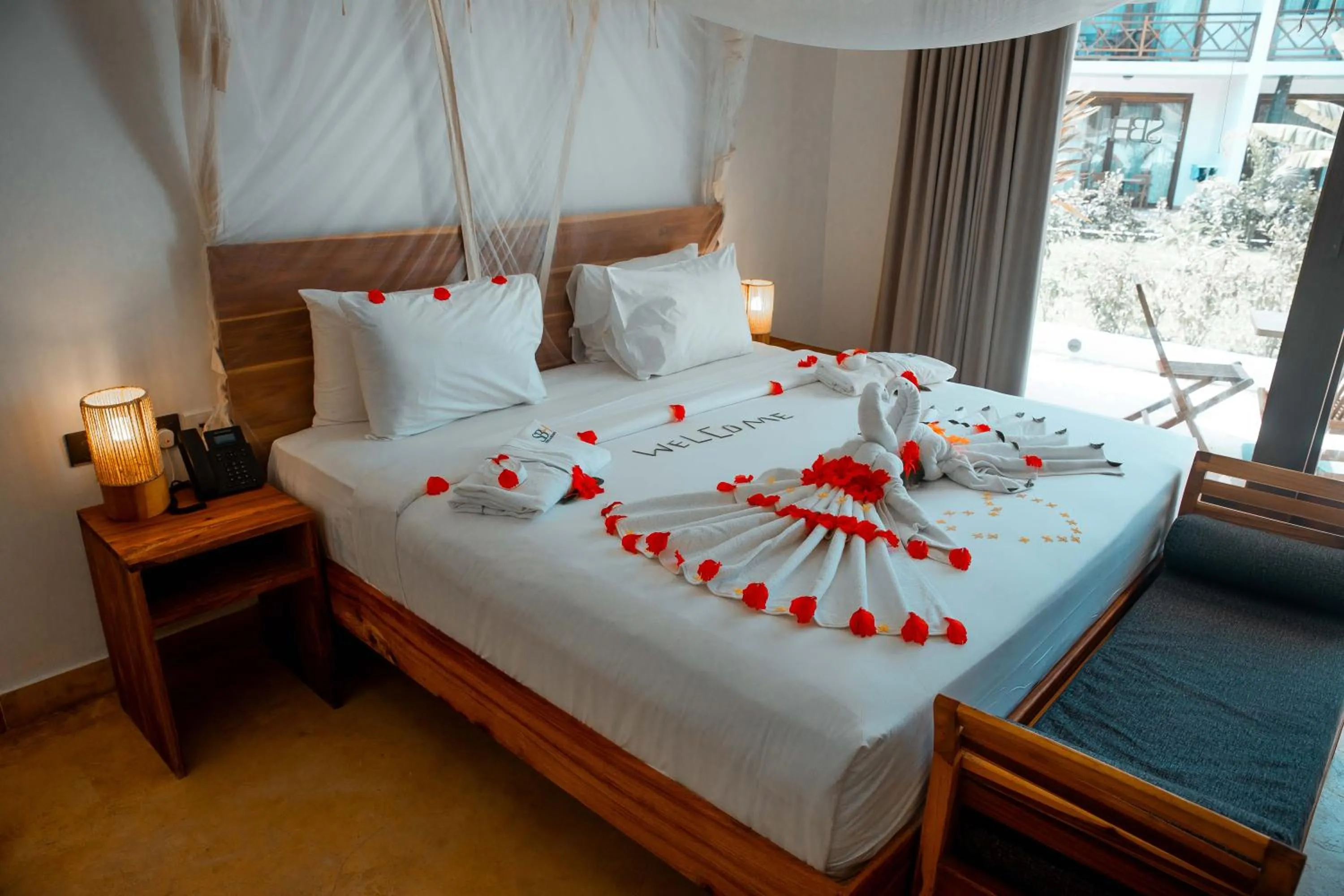 Bed in SBH Monica Zanzibar