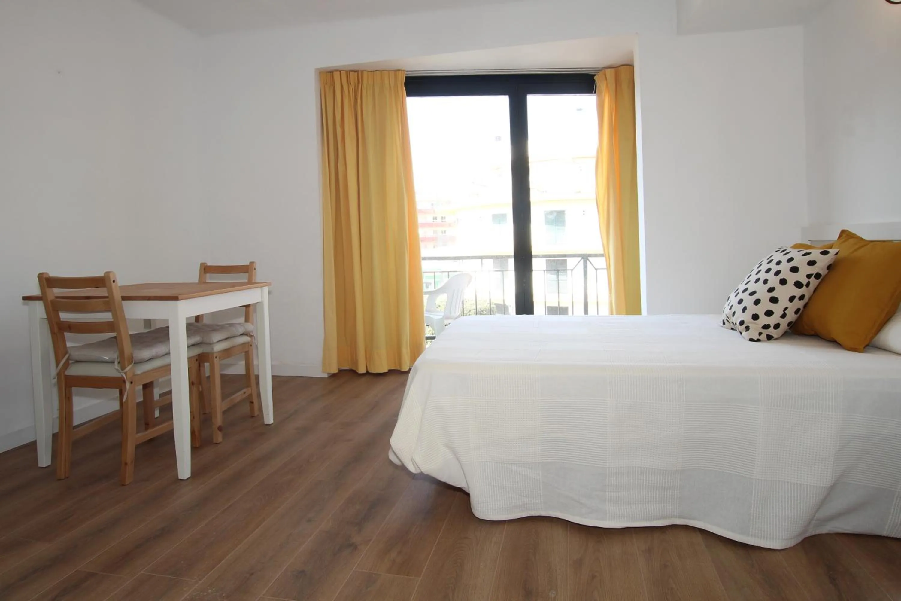 Bed in Apartamentos El Sol II