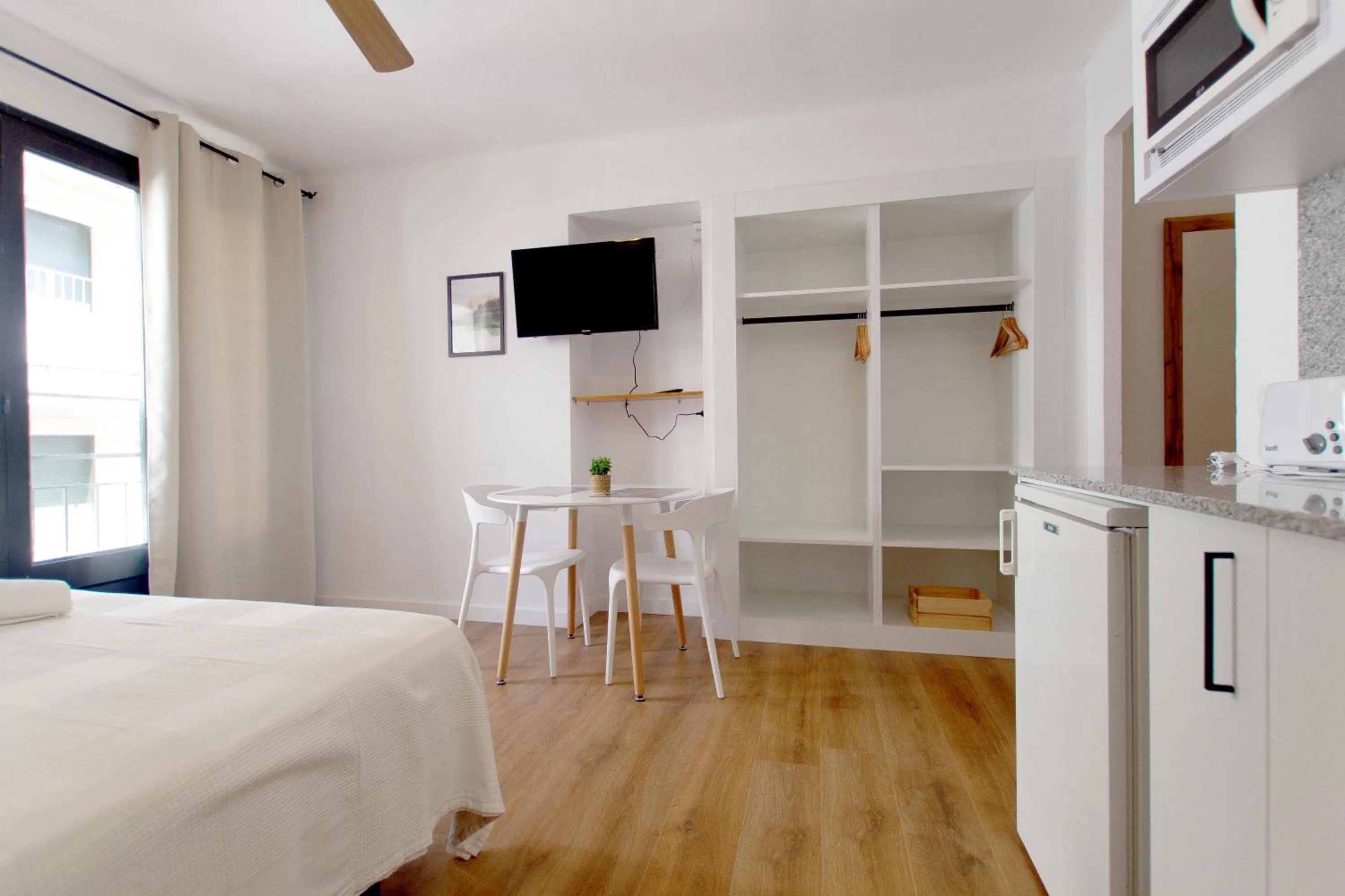 Bed in Apartamentos El Sol II