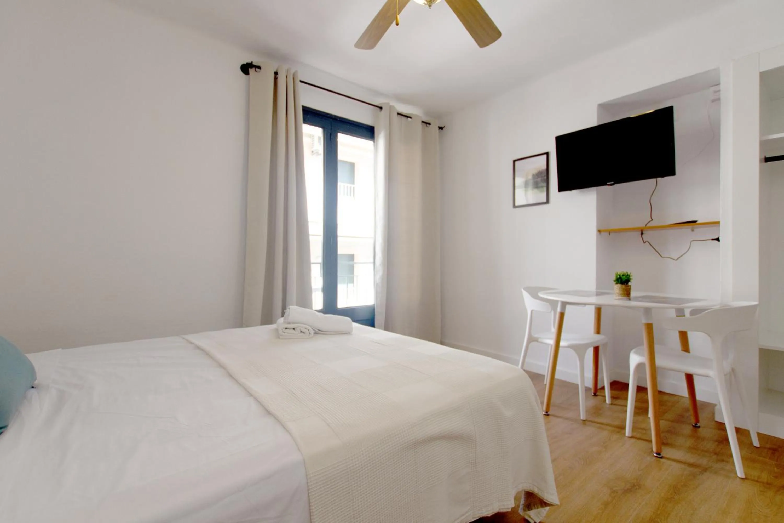 Bed in Apartamentos El Sol II