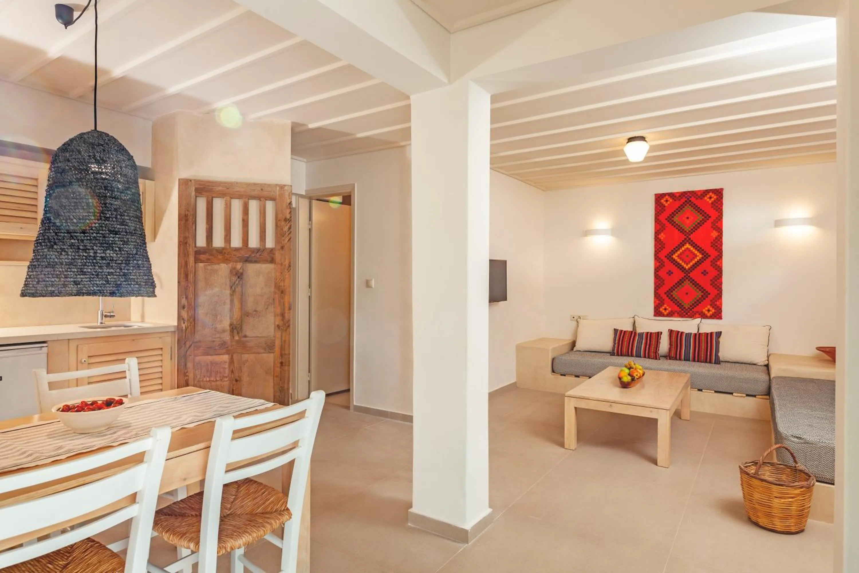 Seating area in Villa Iokasti