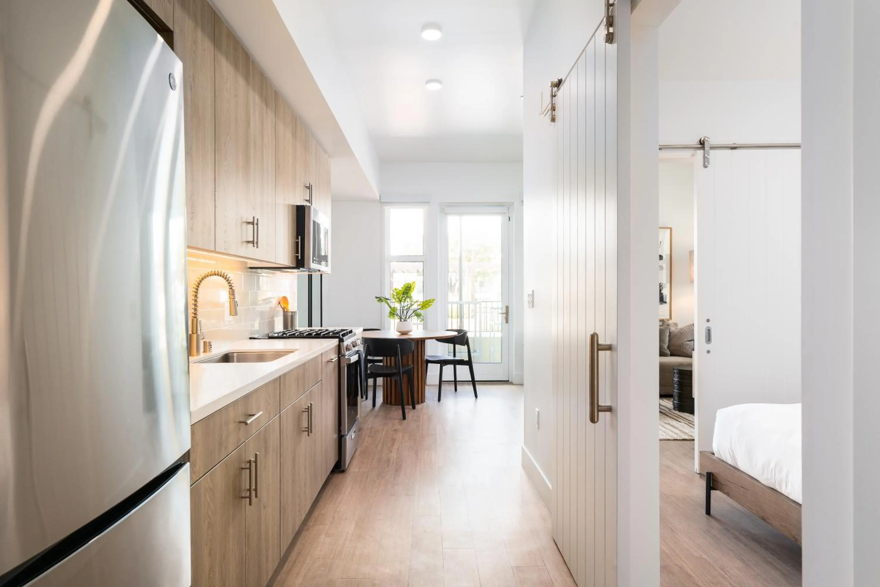 Kitchen or kitchenette in Mint House Menlo Park by Kasa