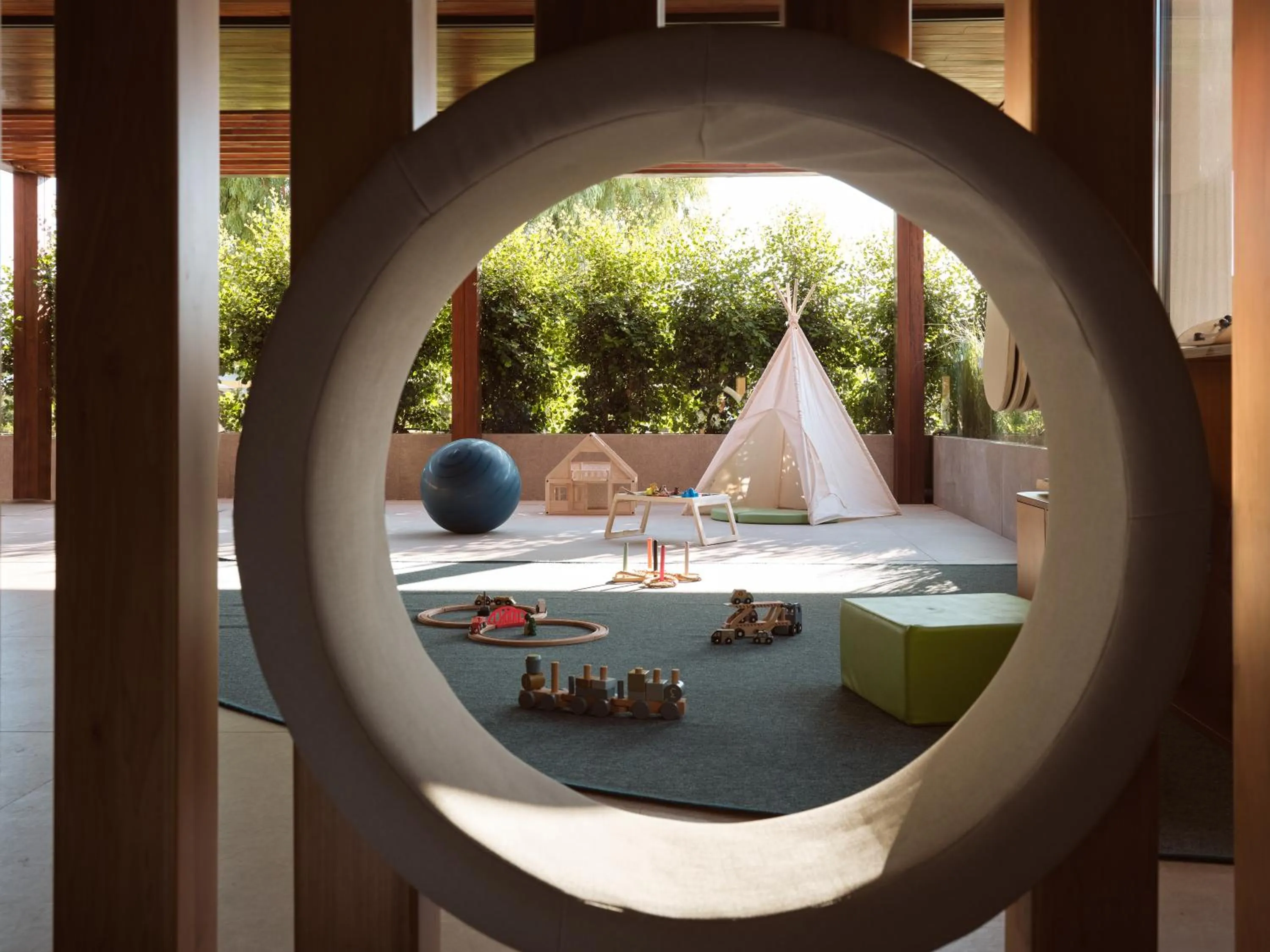 Children play ground in Contessina Hotel