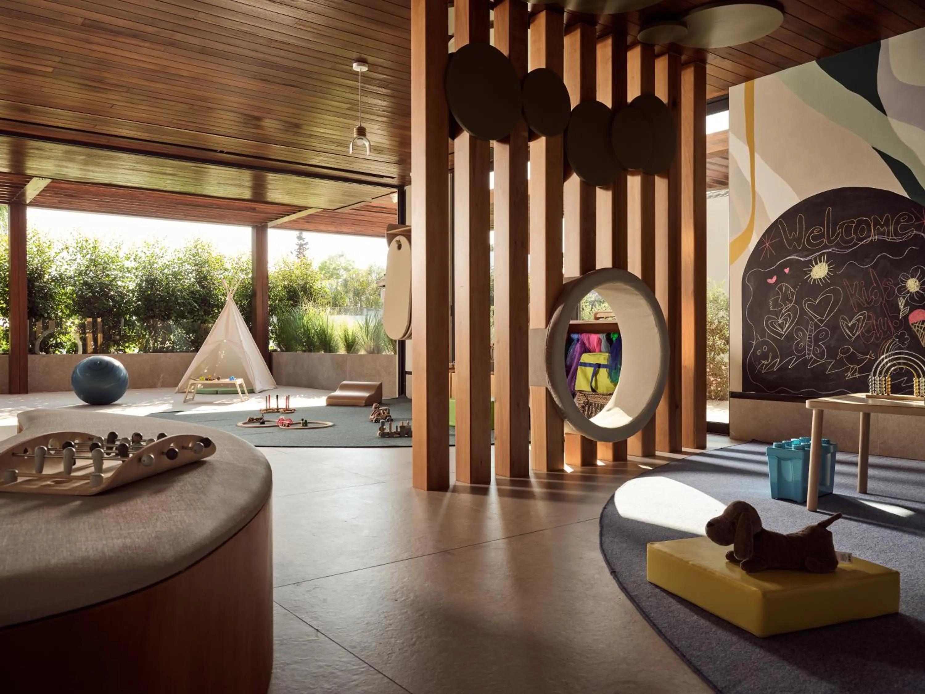 Children play ground in Contessina Hotel