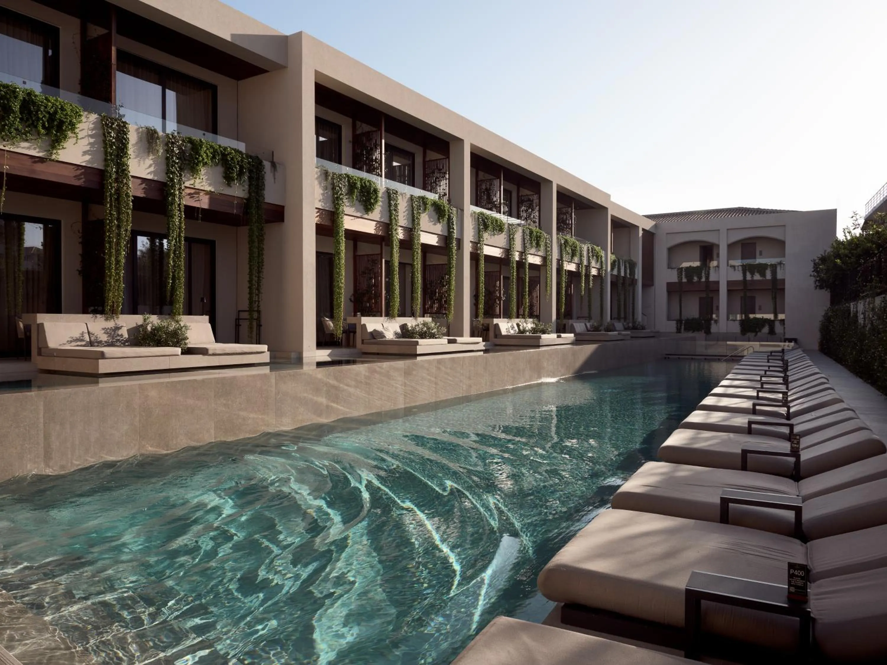 Pool view in Contessina Hotel