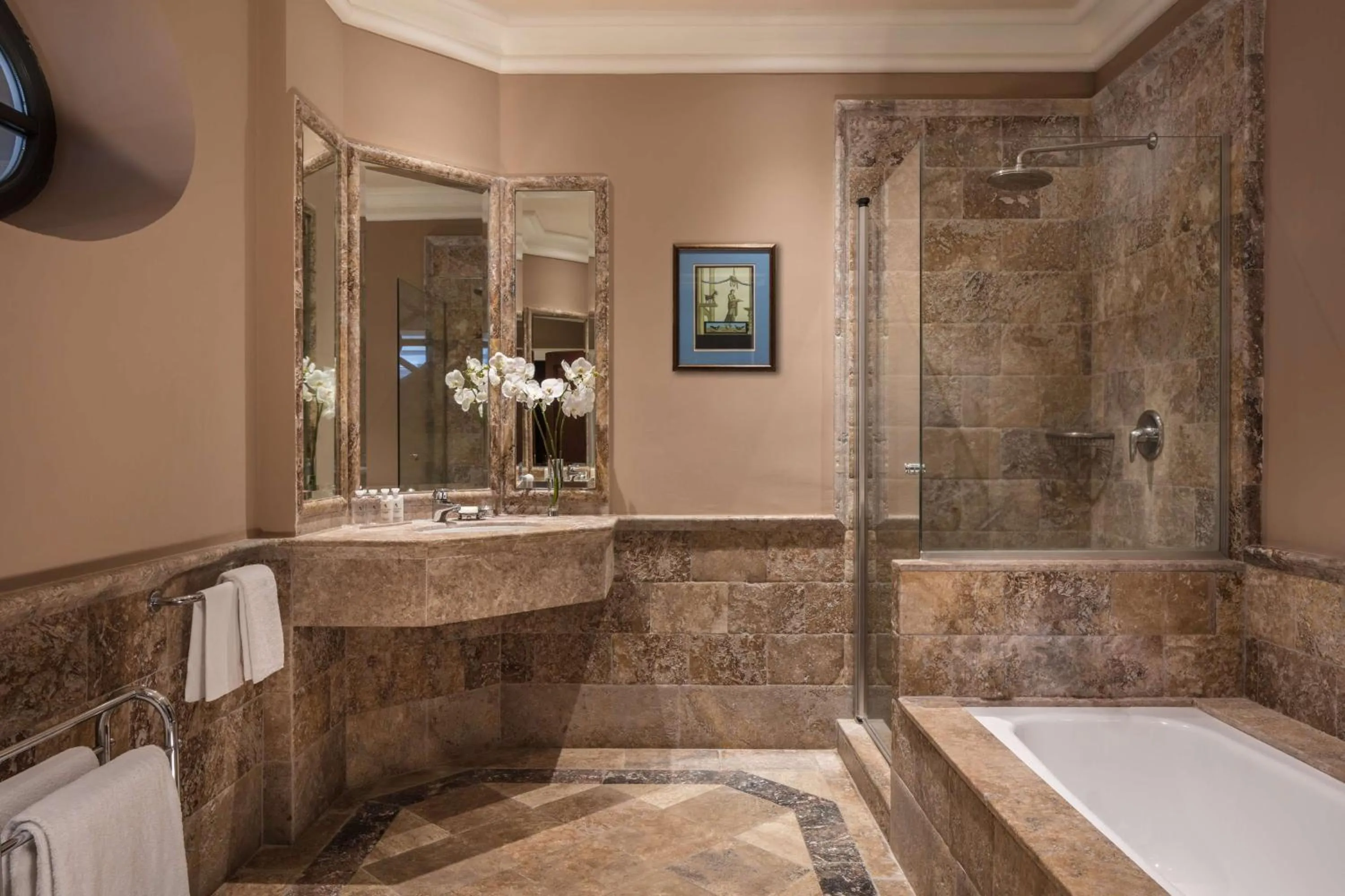 Bathroom in Anantara Villa Padierna Palace Benahavís Marbella Resort - A Leading Hotel of the World