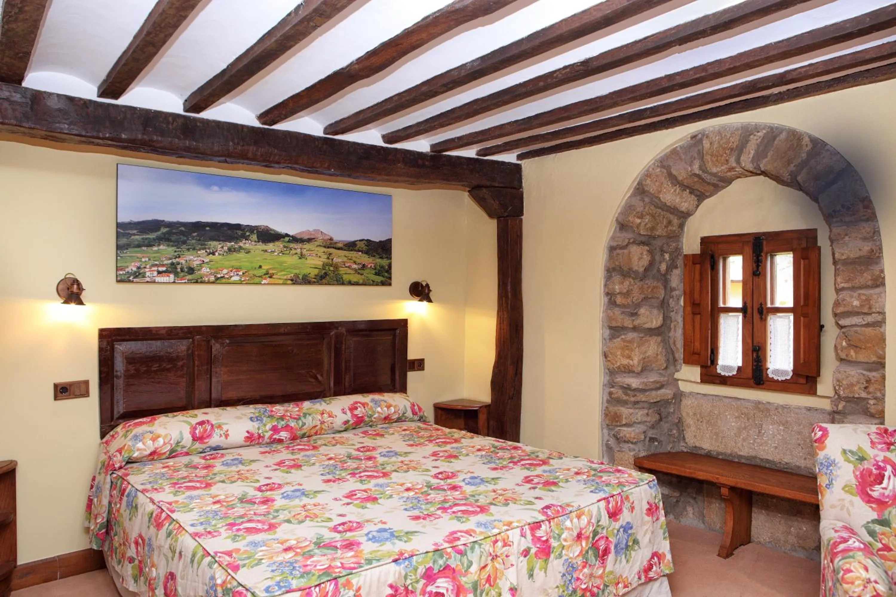 Bedroom in Posada La Torre de La Quintana