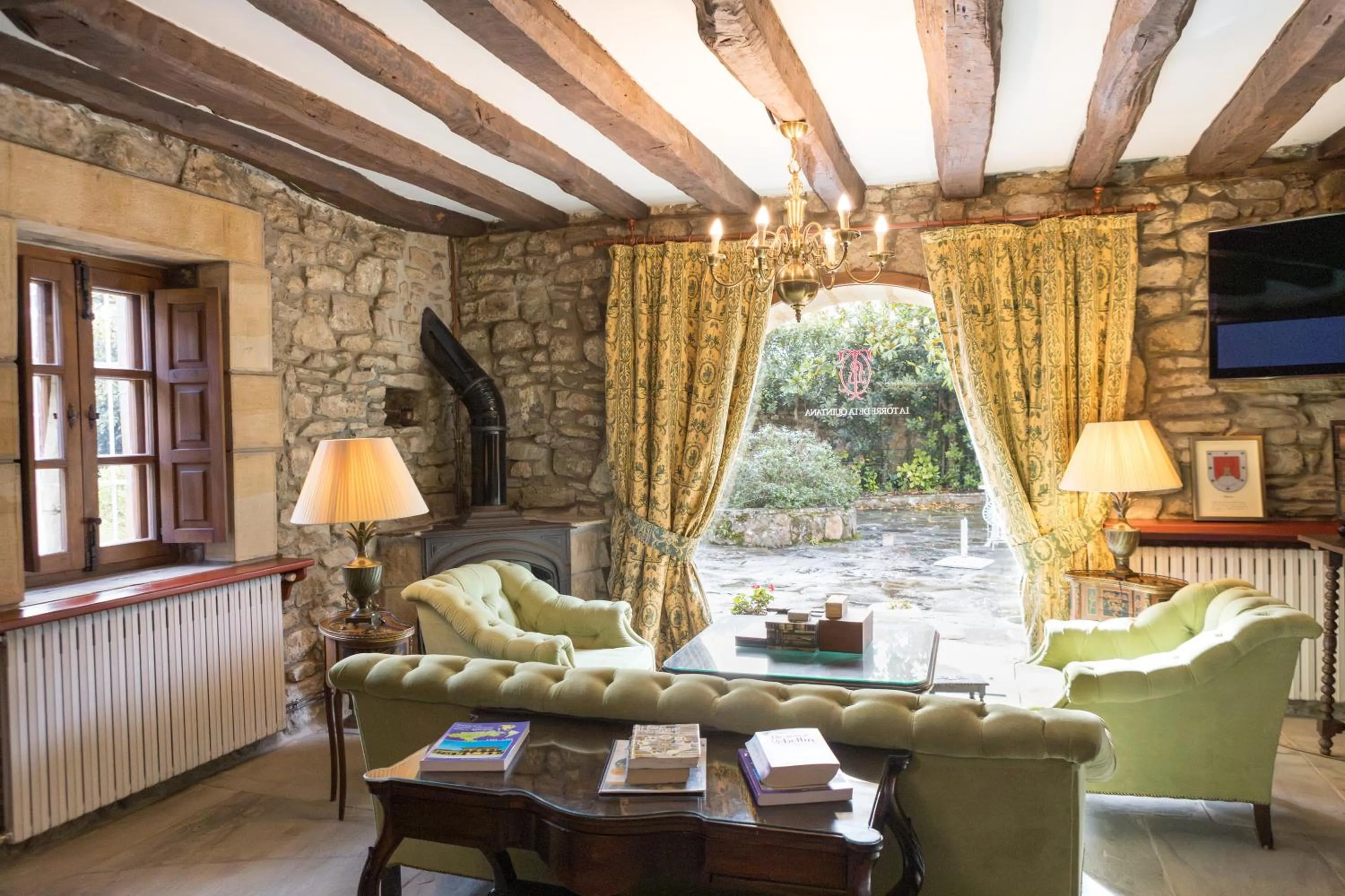 Living room in Posada La Torre de La Quintana