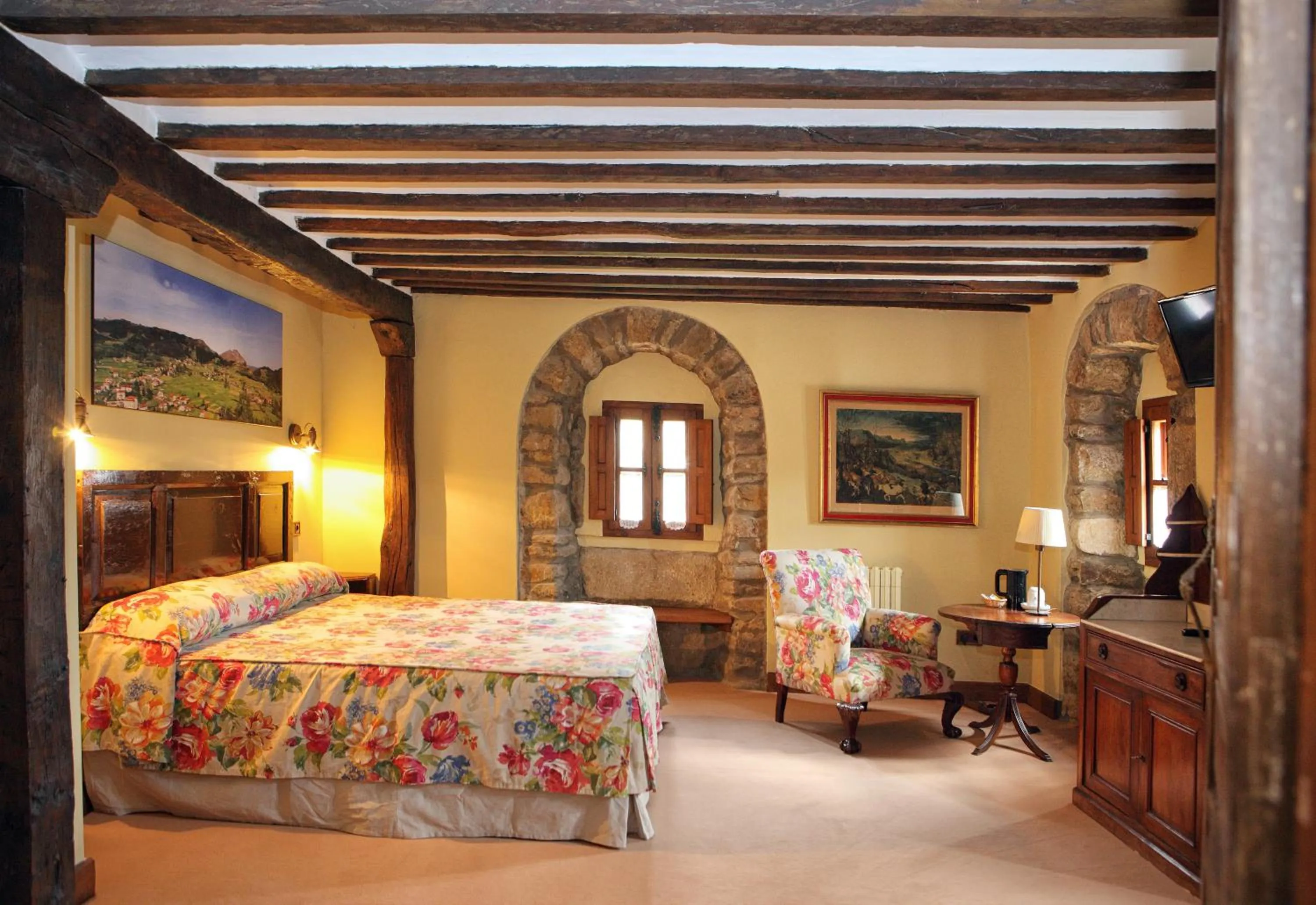 Bedroom in Posada La Torre de La Quintana