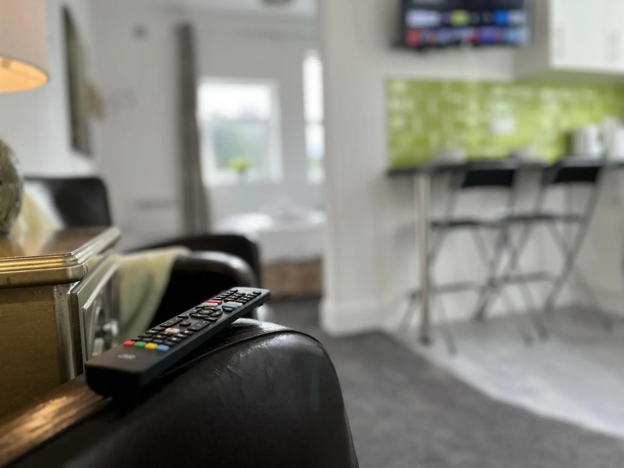 Living room in Modern 1 bed studios for comfy stay in Preston