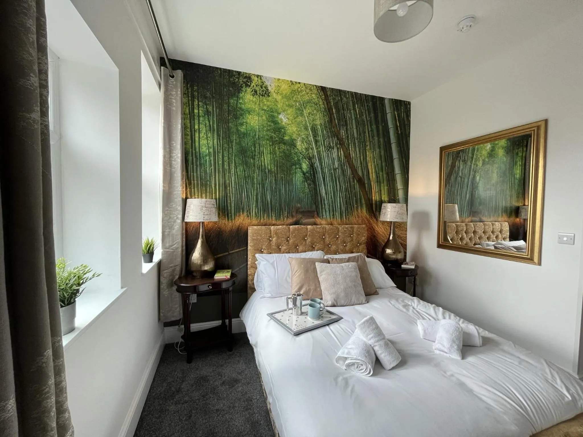 Bedroom, Bed in Modern 1 bed studios for comfy stay in Preston