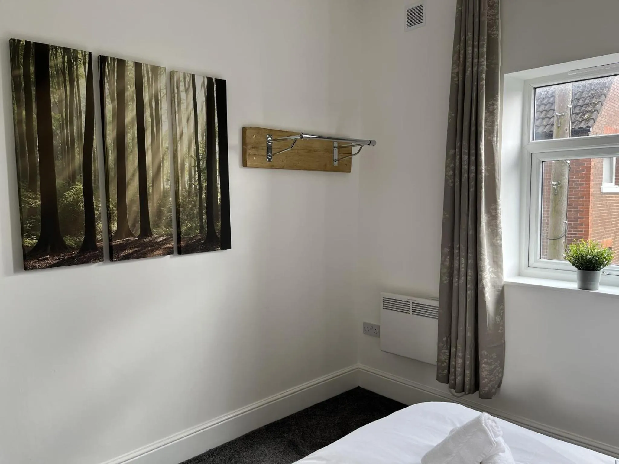 Bedroom, Bed in Modern 1 bed studios for comfy stay in Preston