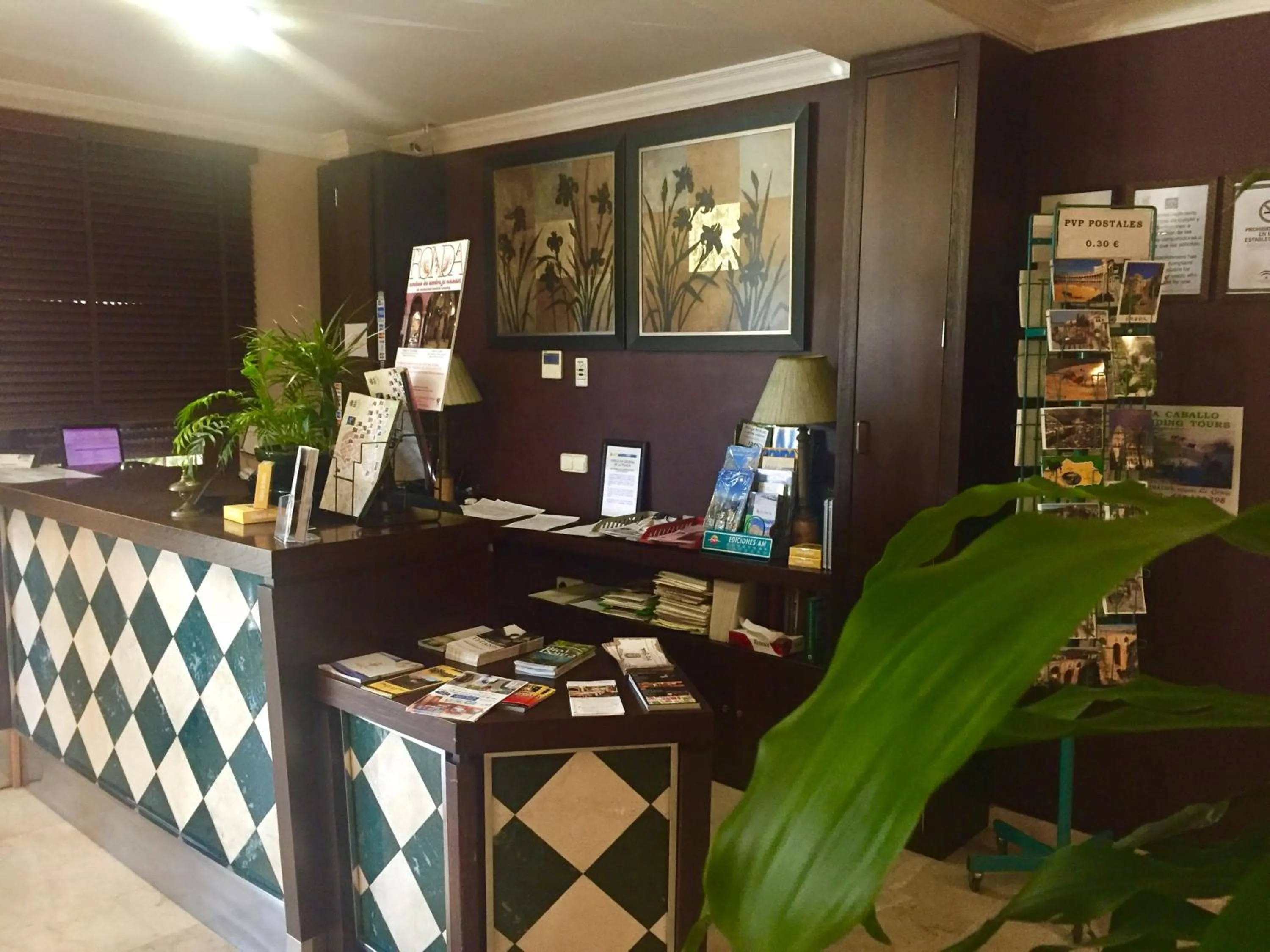 Lobby or reception in Hotel Sierra Hidalga