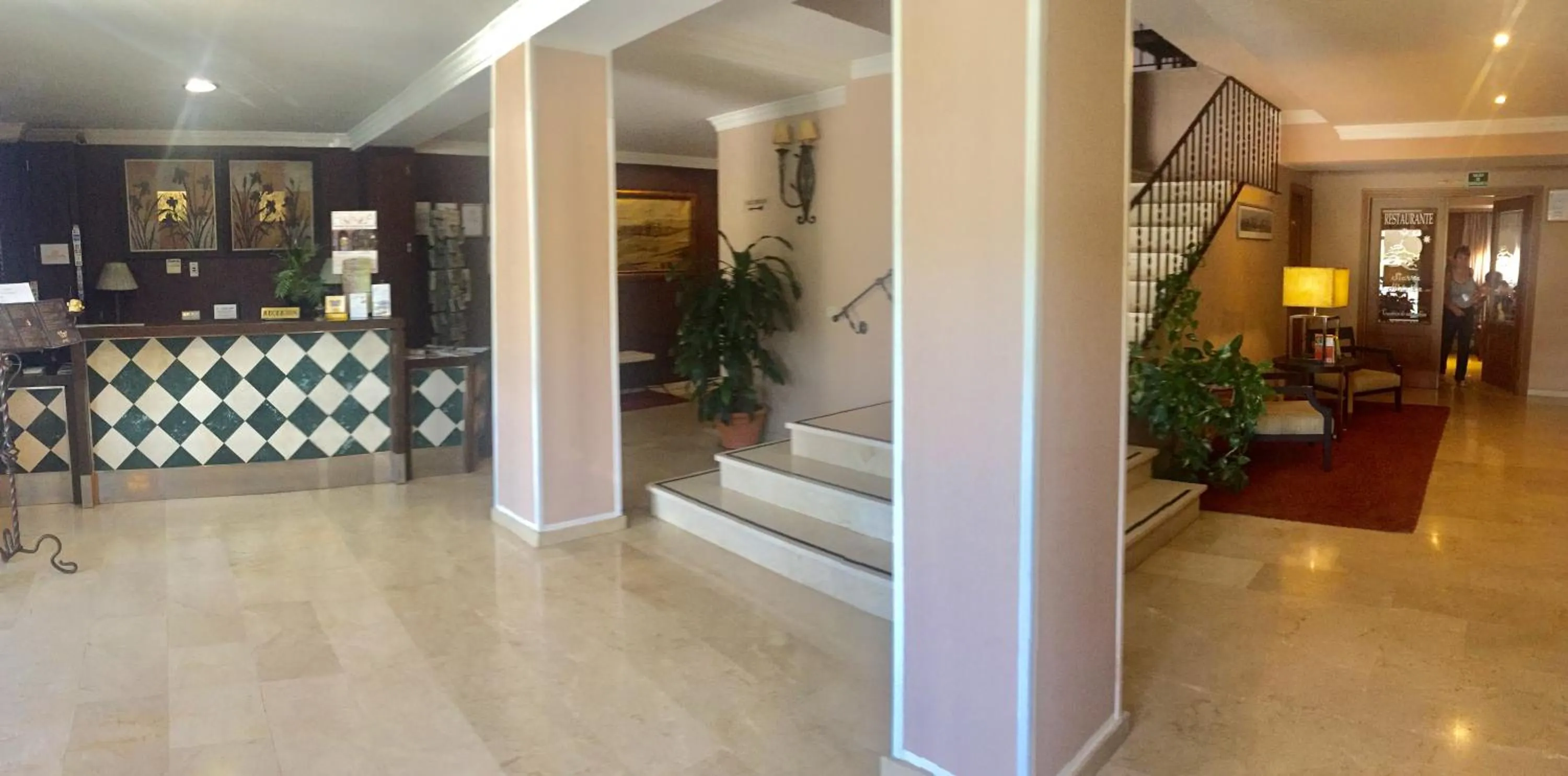 Lobby or reception in Hotel Sierra Hidalga