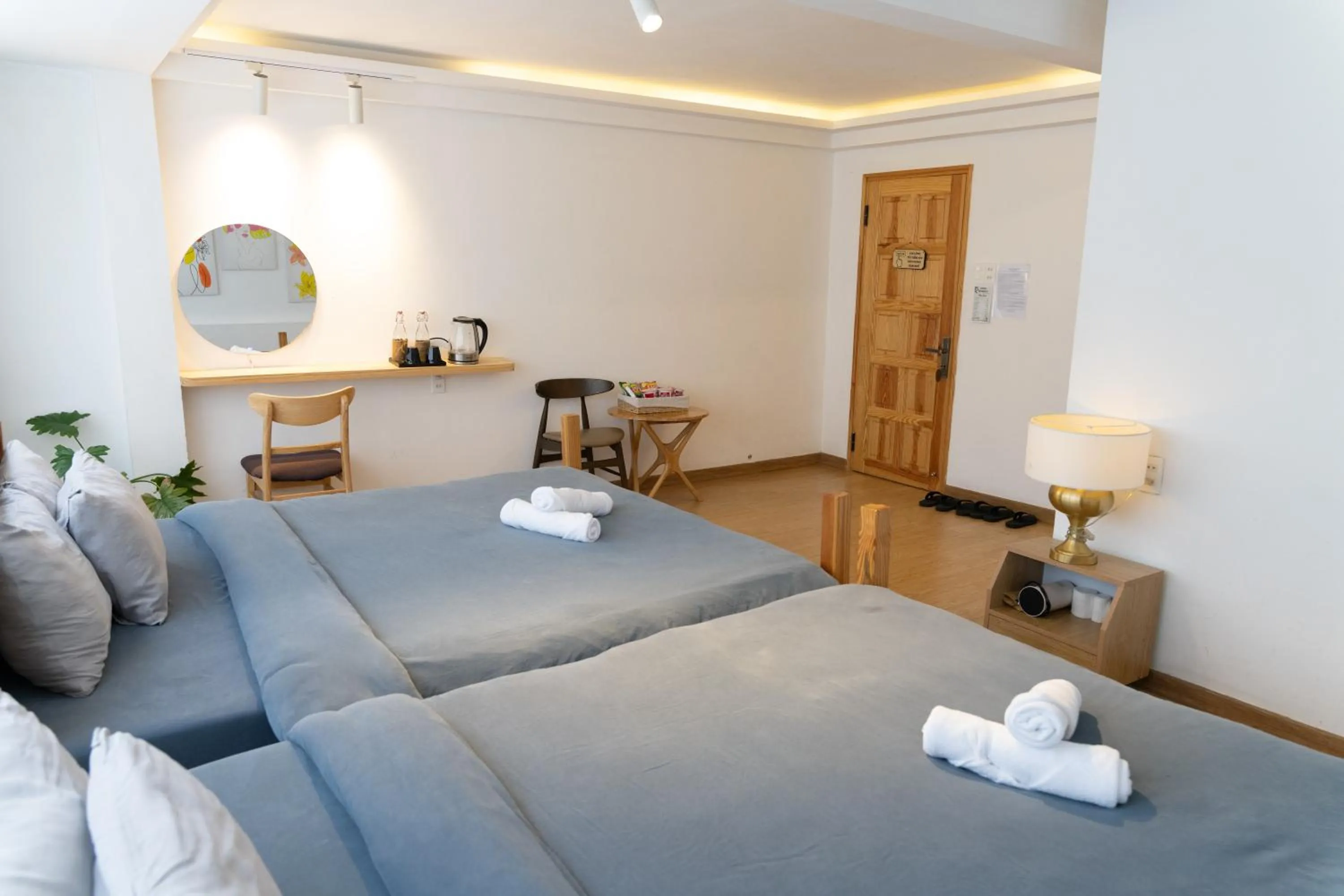 Bed in AMIGO Luxury Palace- Cạnh Chợ Đêm Đà Lạt