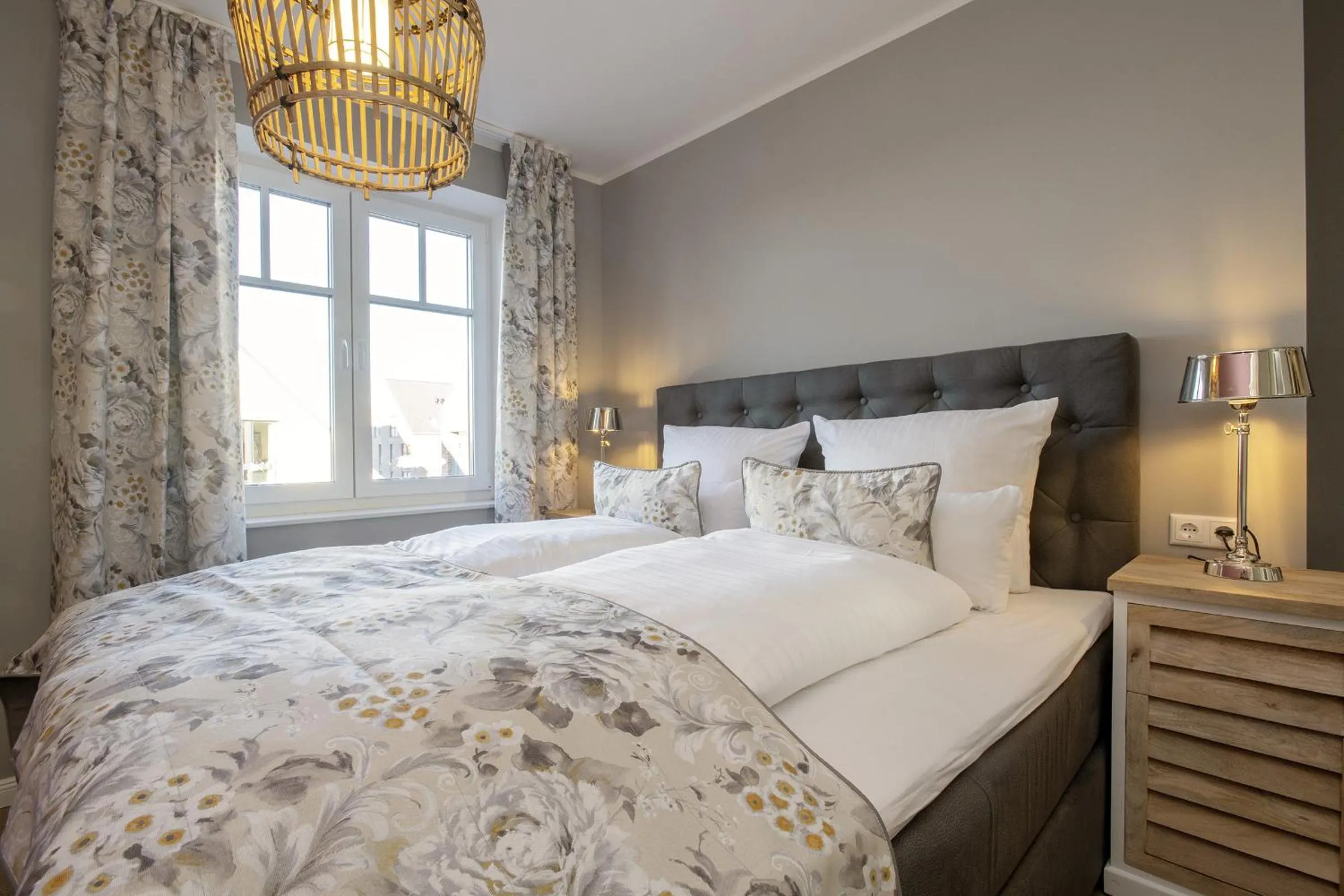 Bedroom, Bed in Ferienwohnung Bootsmann