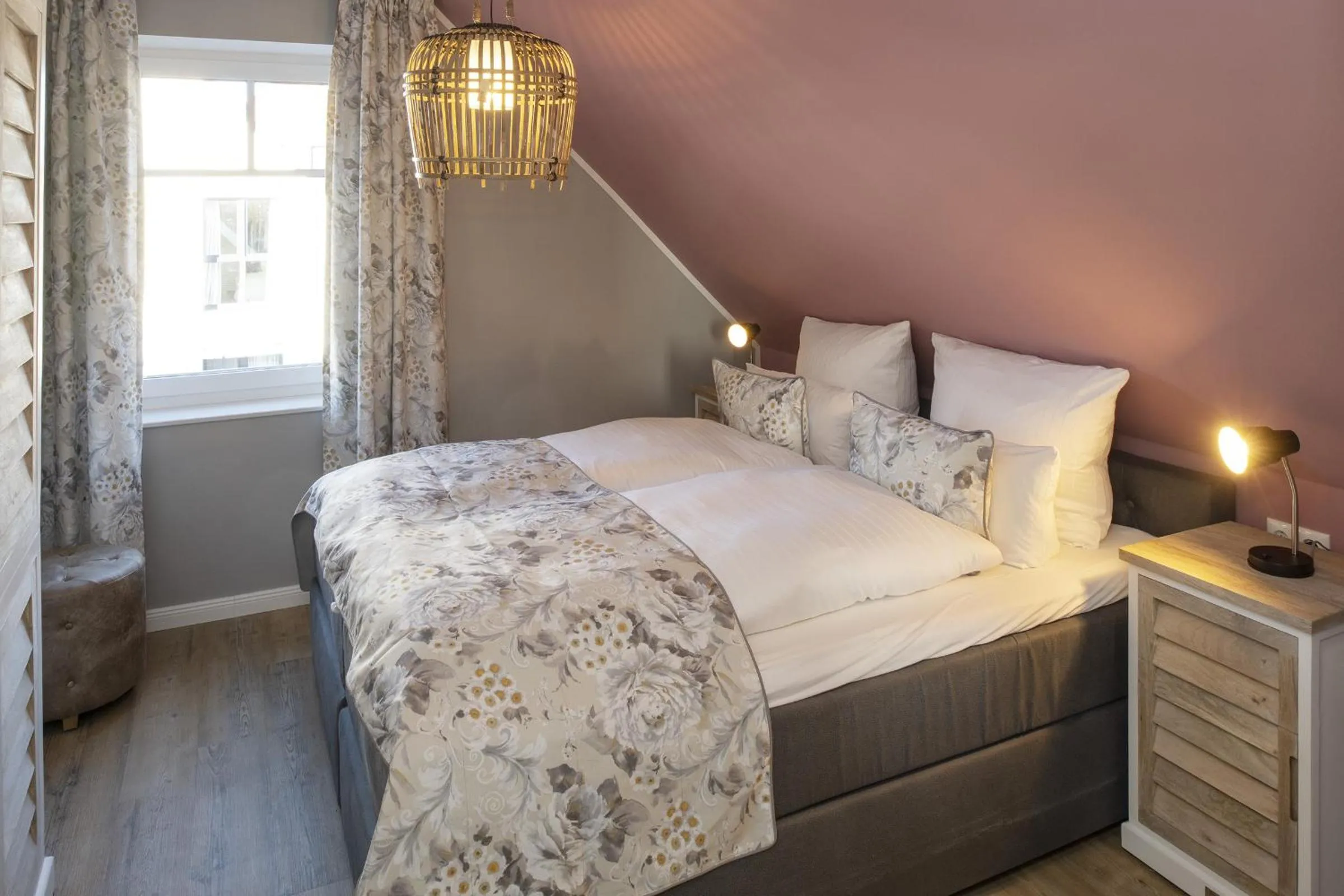 Bedroom, Bed in Ferienwohnung Bootsmann