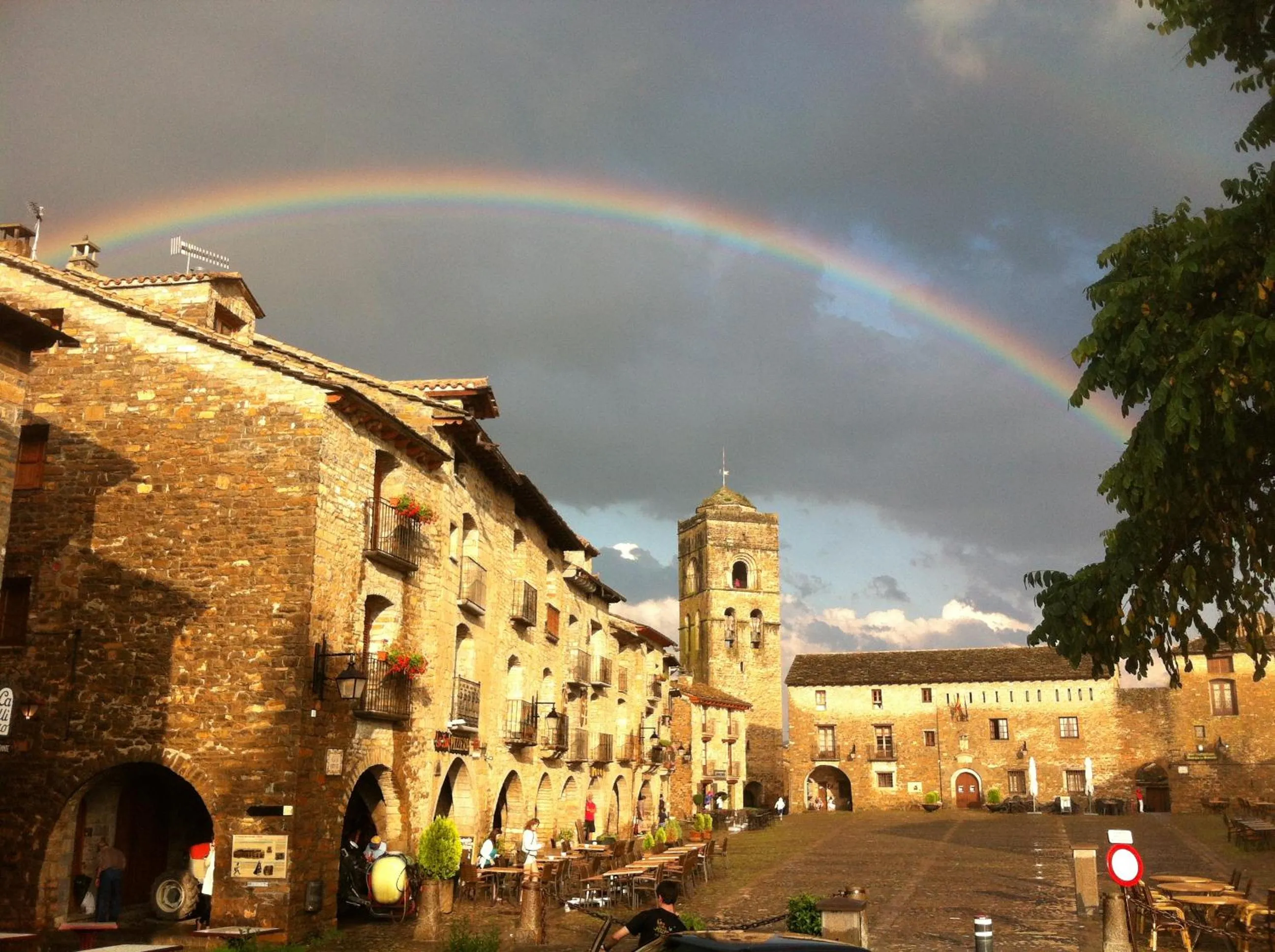 Landmark view in Los Arcos