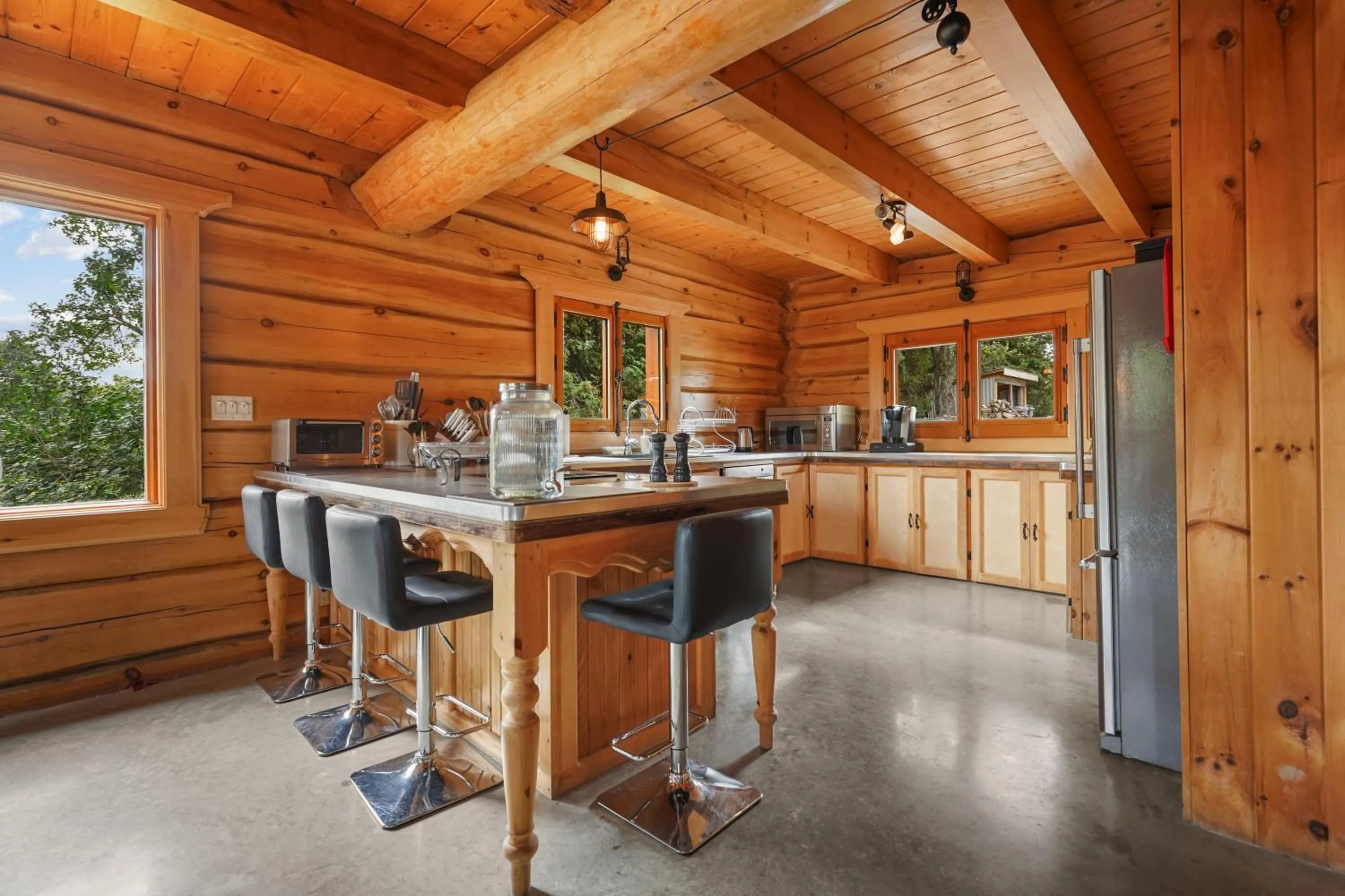 Hébergement "La Maison en Bois Rond"