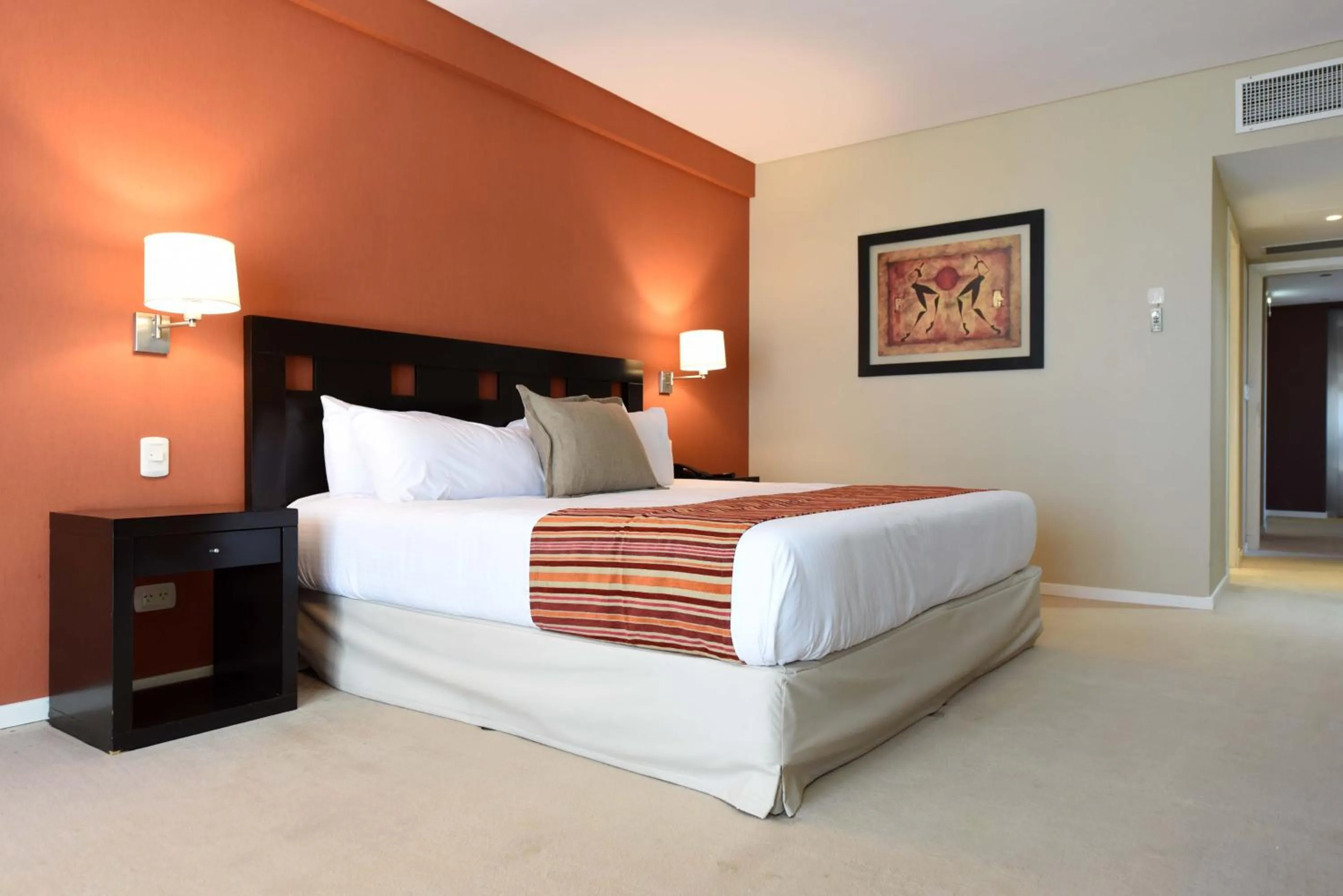 Bed in Camberland Resort & Spa Ramallo