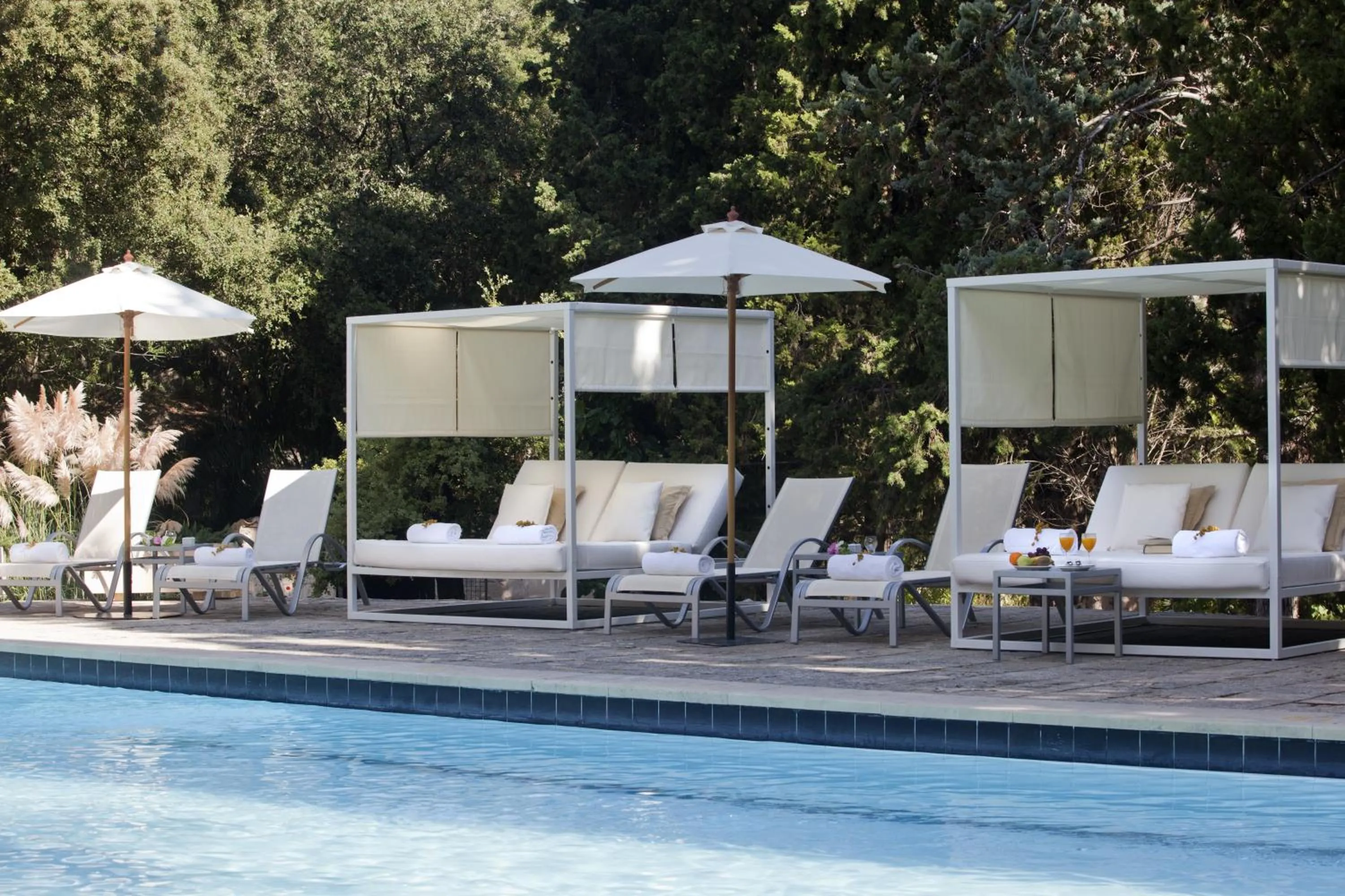 Swimming pool in L’Hermitage Hotel & Spa