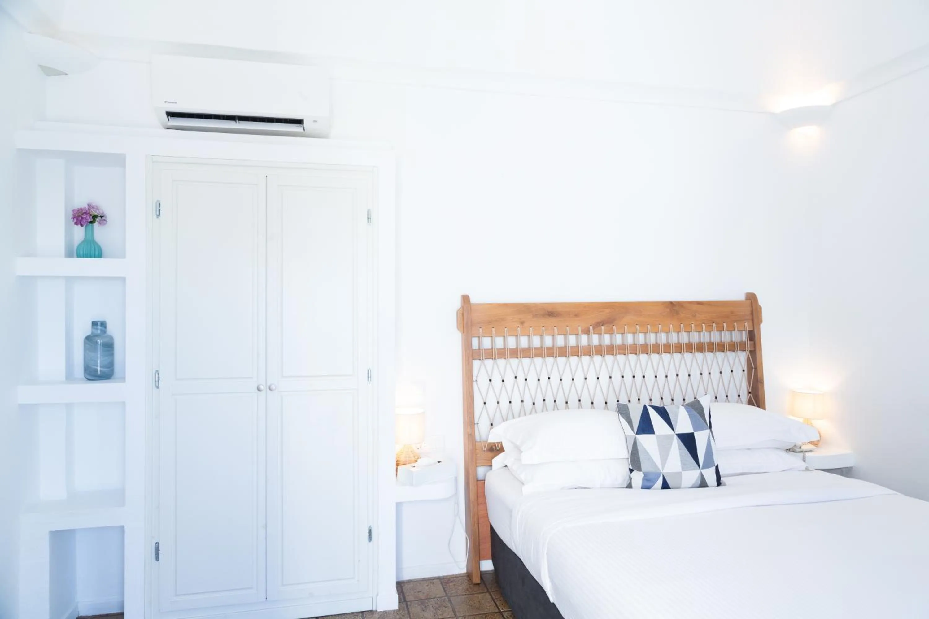 Bedroom, Bed in Pantelia Suites