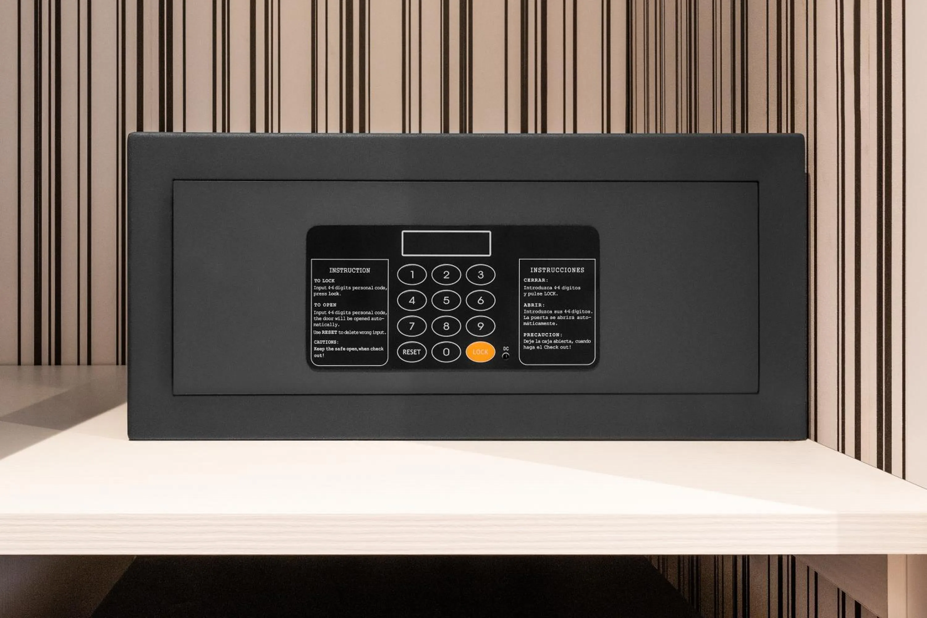 safe in Hotel Anabel