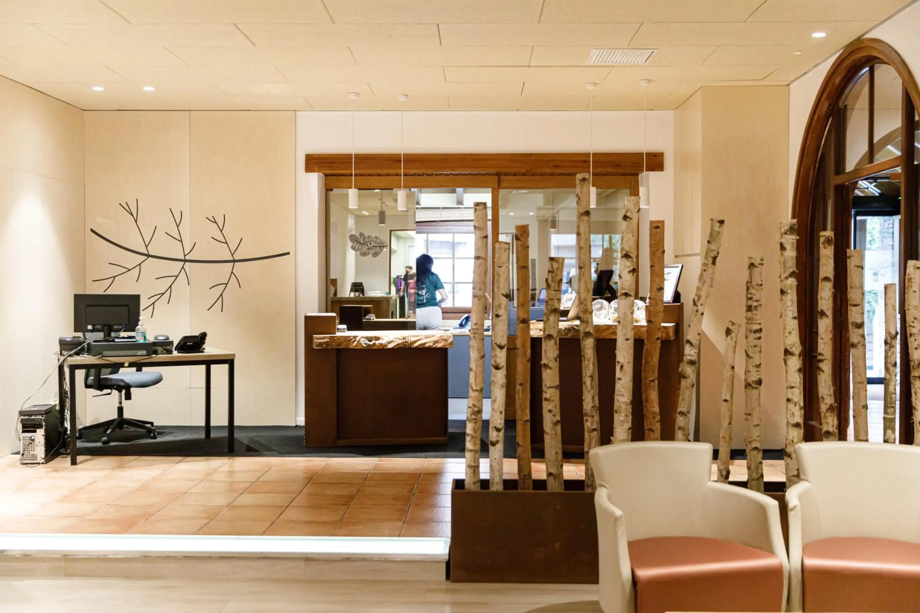 Lobby or reception in Cerdanya Viva Ecoestades