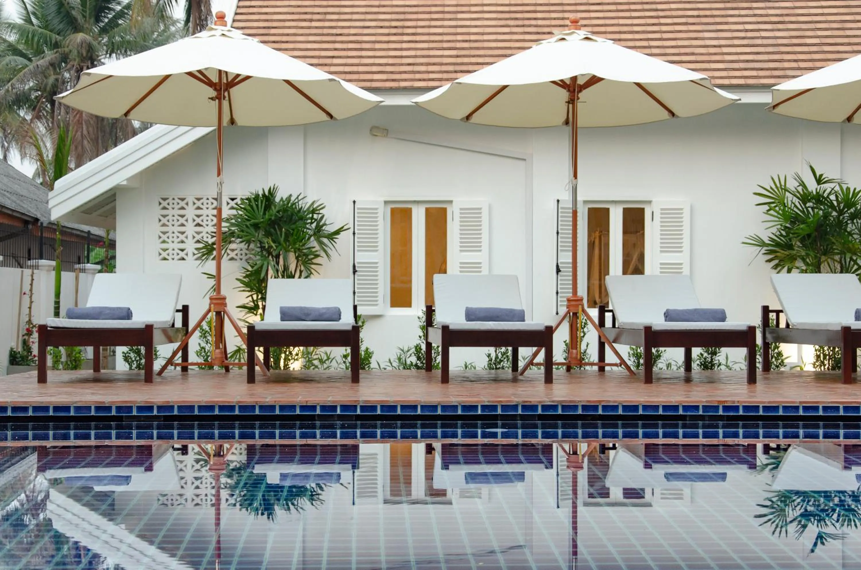 Swimming pool in Chic stay HANA Boutique hotel xxxx Possible noise from the construction next to our property