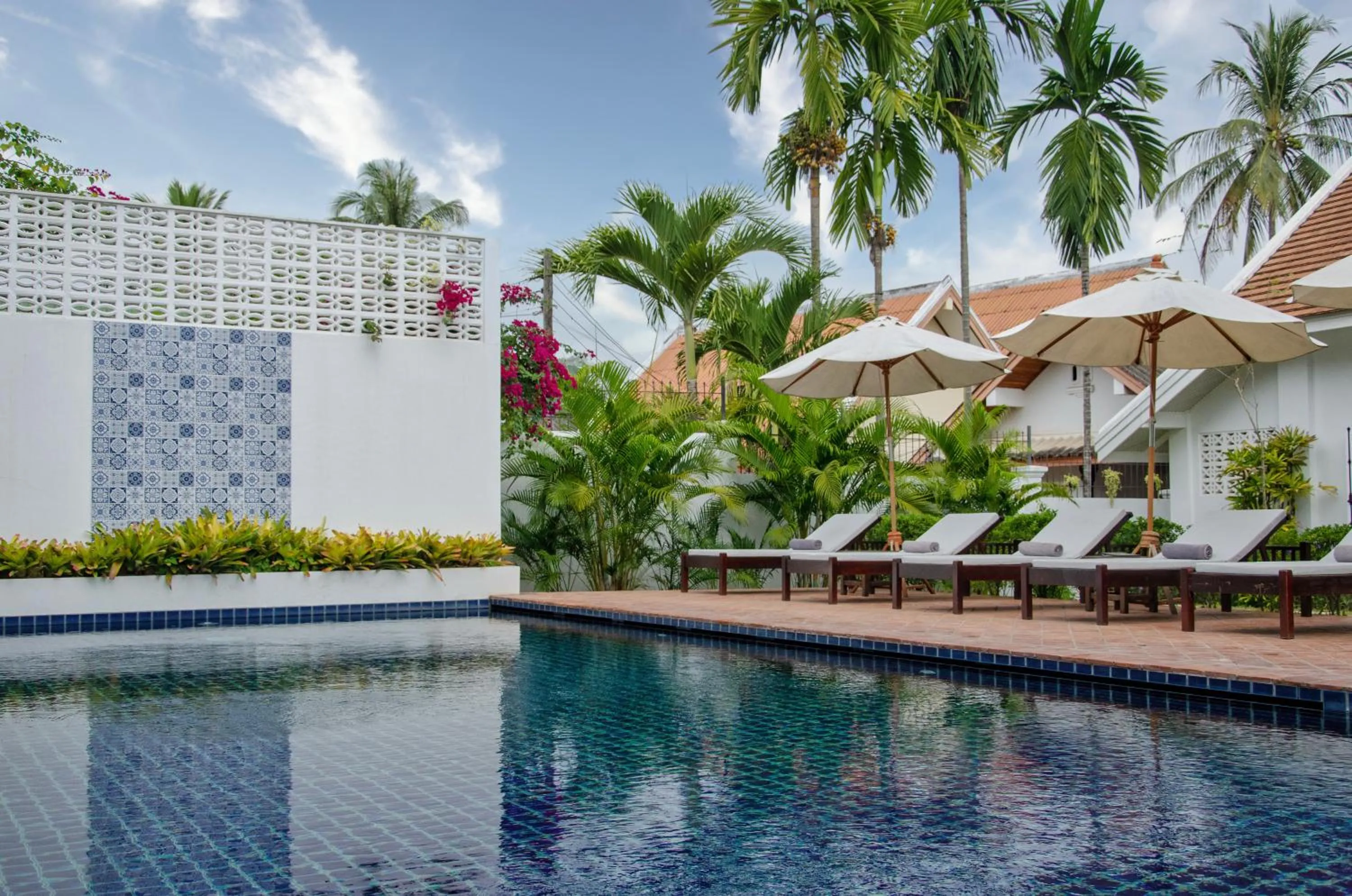 Swimming pool in Chic stay HANA Boutique hotel xxxx Possible noise from the construction next to our property