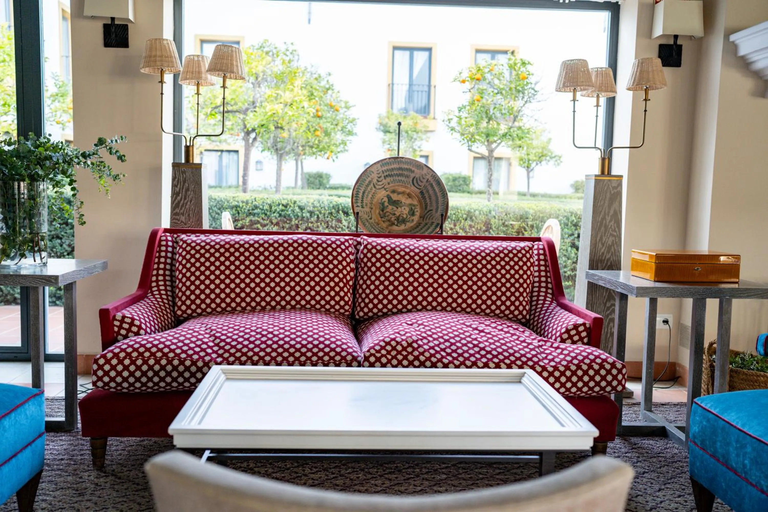 Seating area in Hacienda El Alcornocal