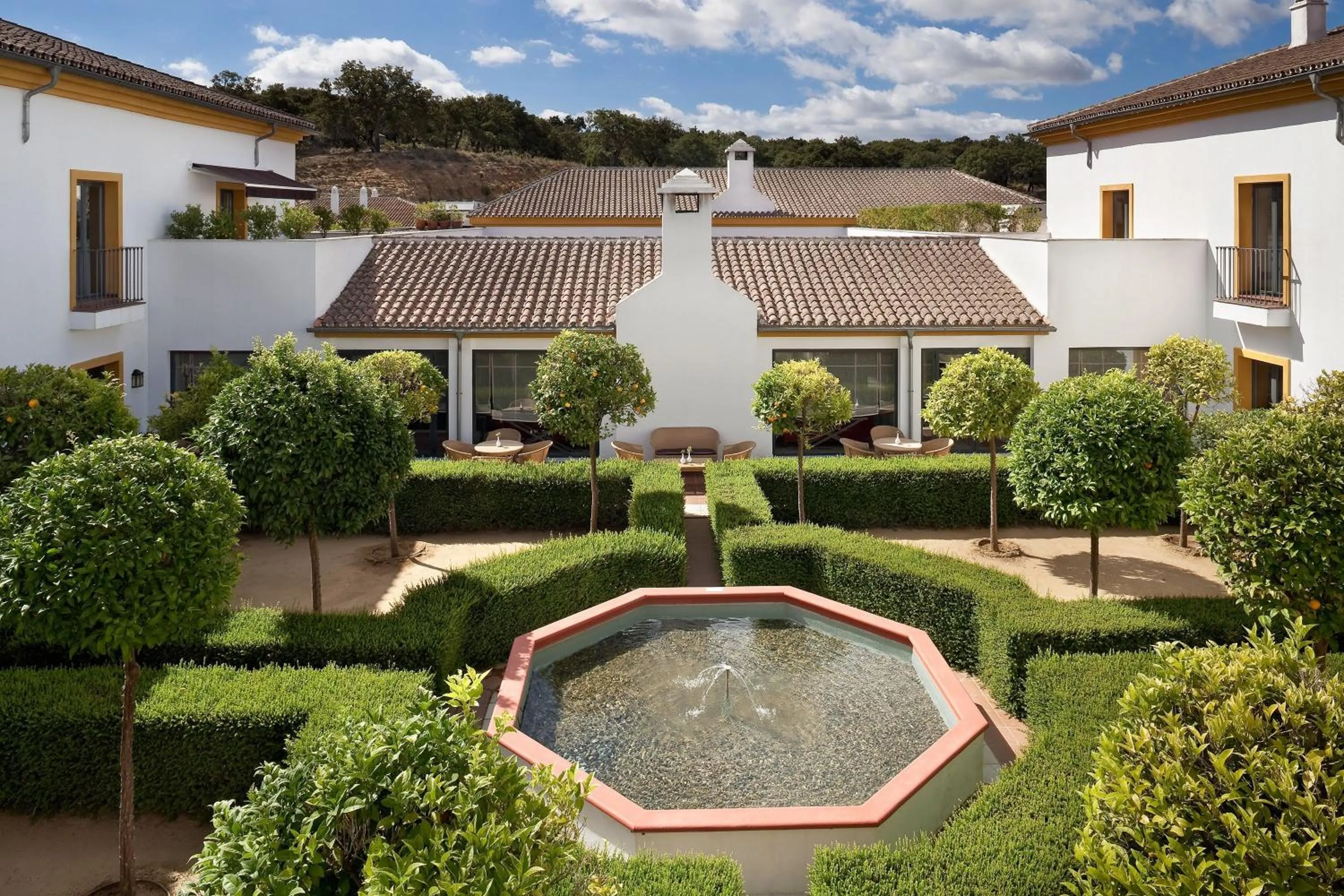 Garden view in AZZ Castellar Hacienda El Alcornocal
