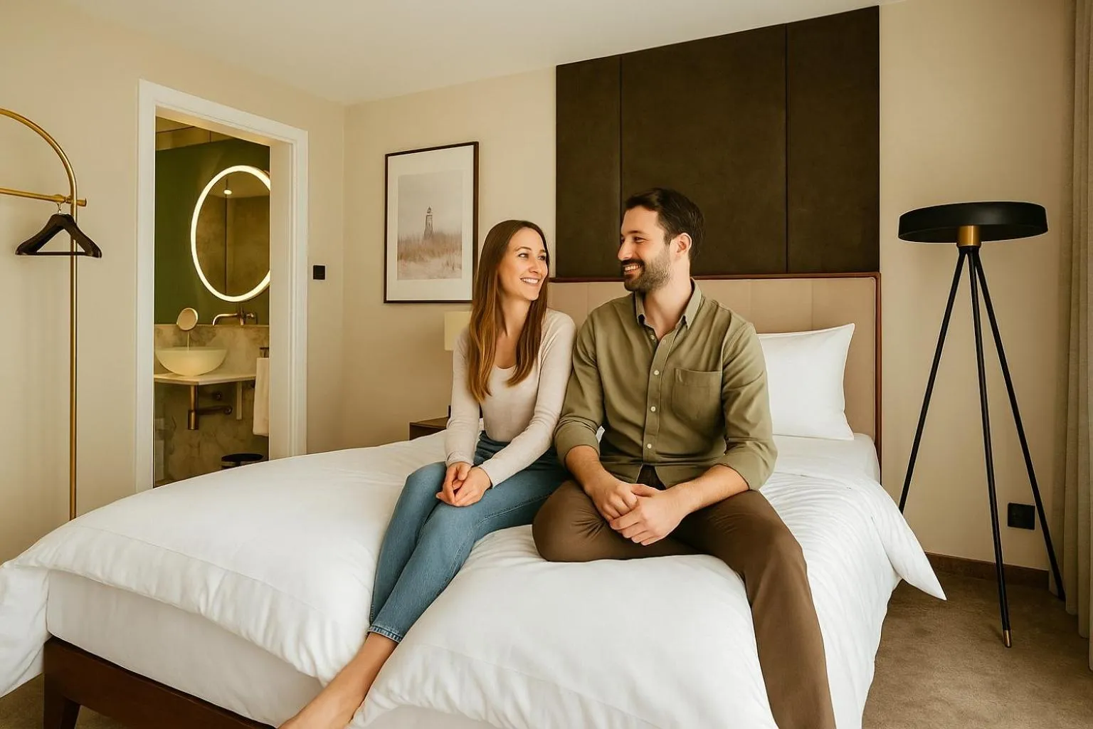 Bed in The BOGUSZ Wladyslawowo